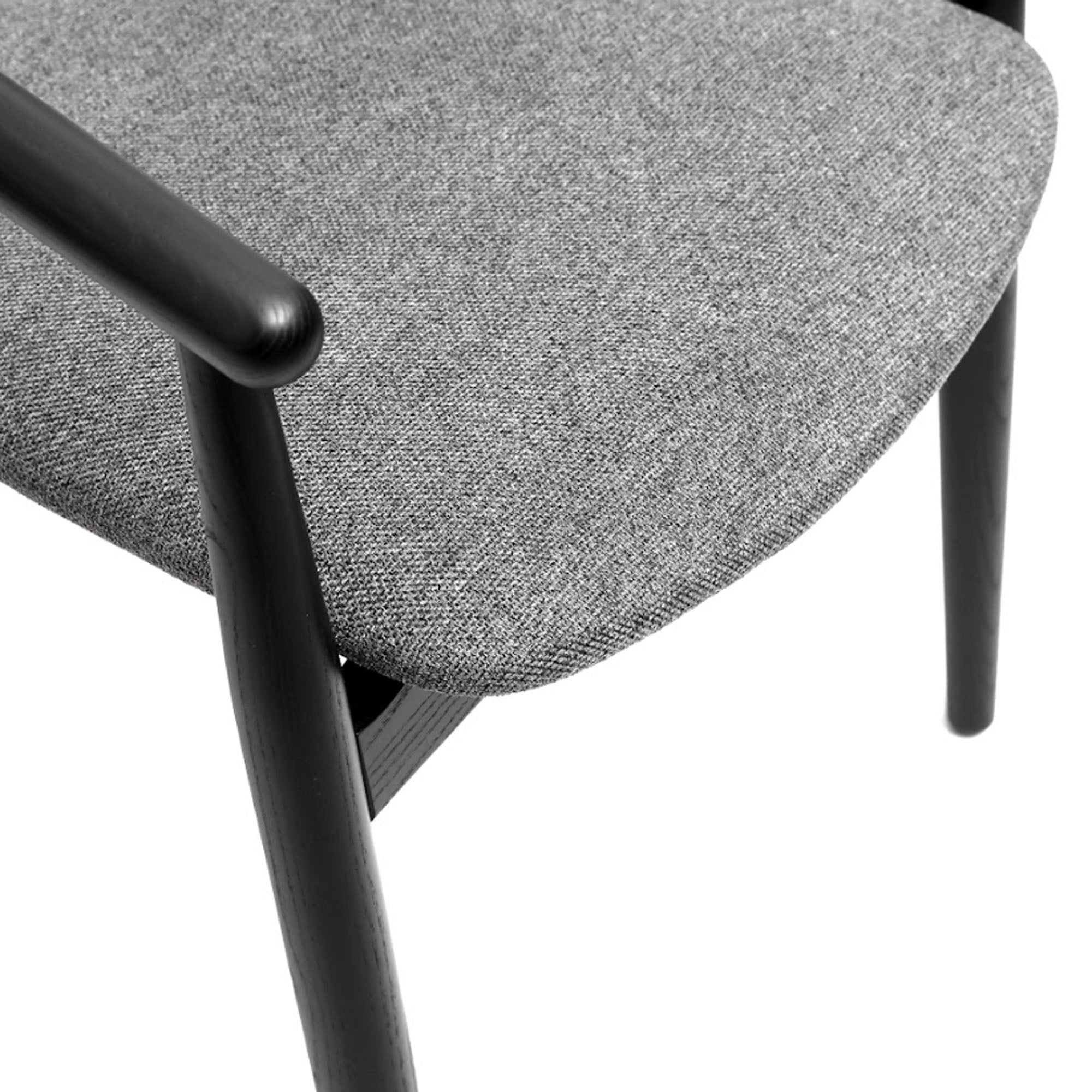 Стілець MAMONT SOFT з ясена, чорний