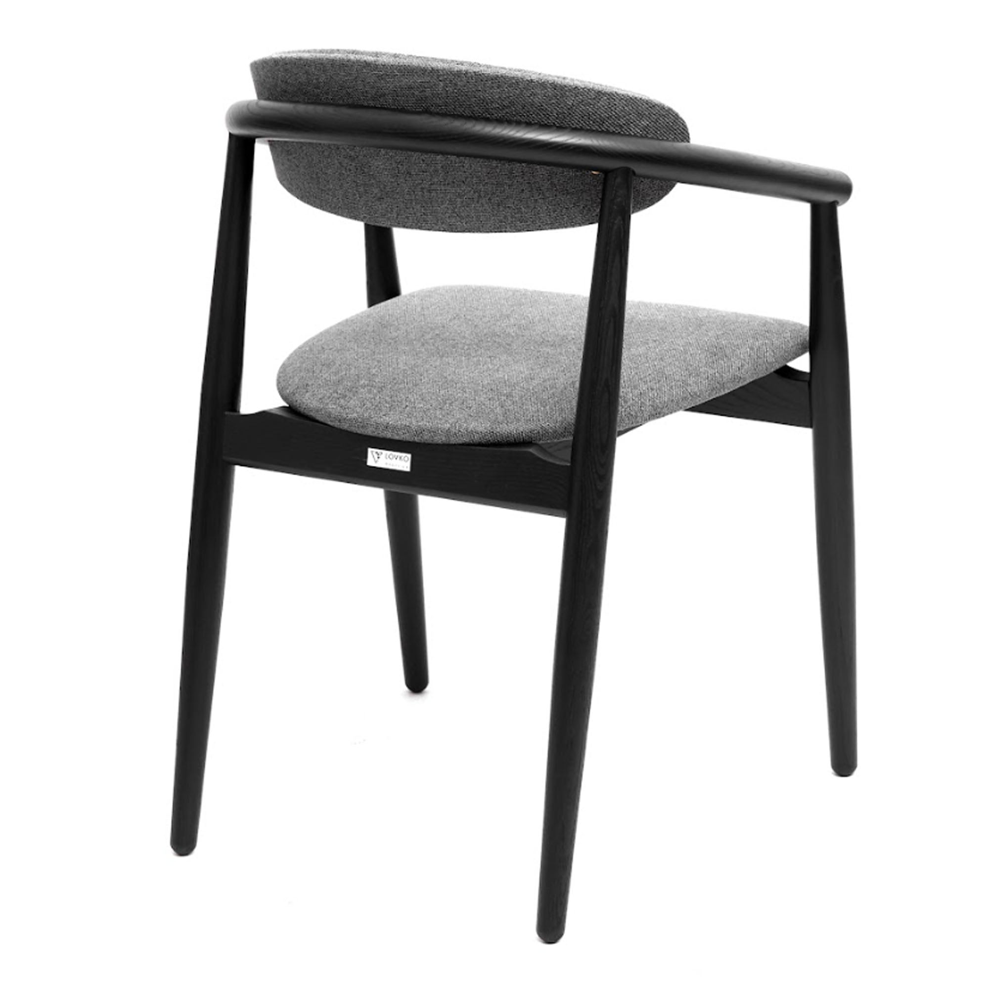 Стілець MAMONT SOFT з ясена, чорний