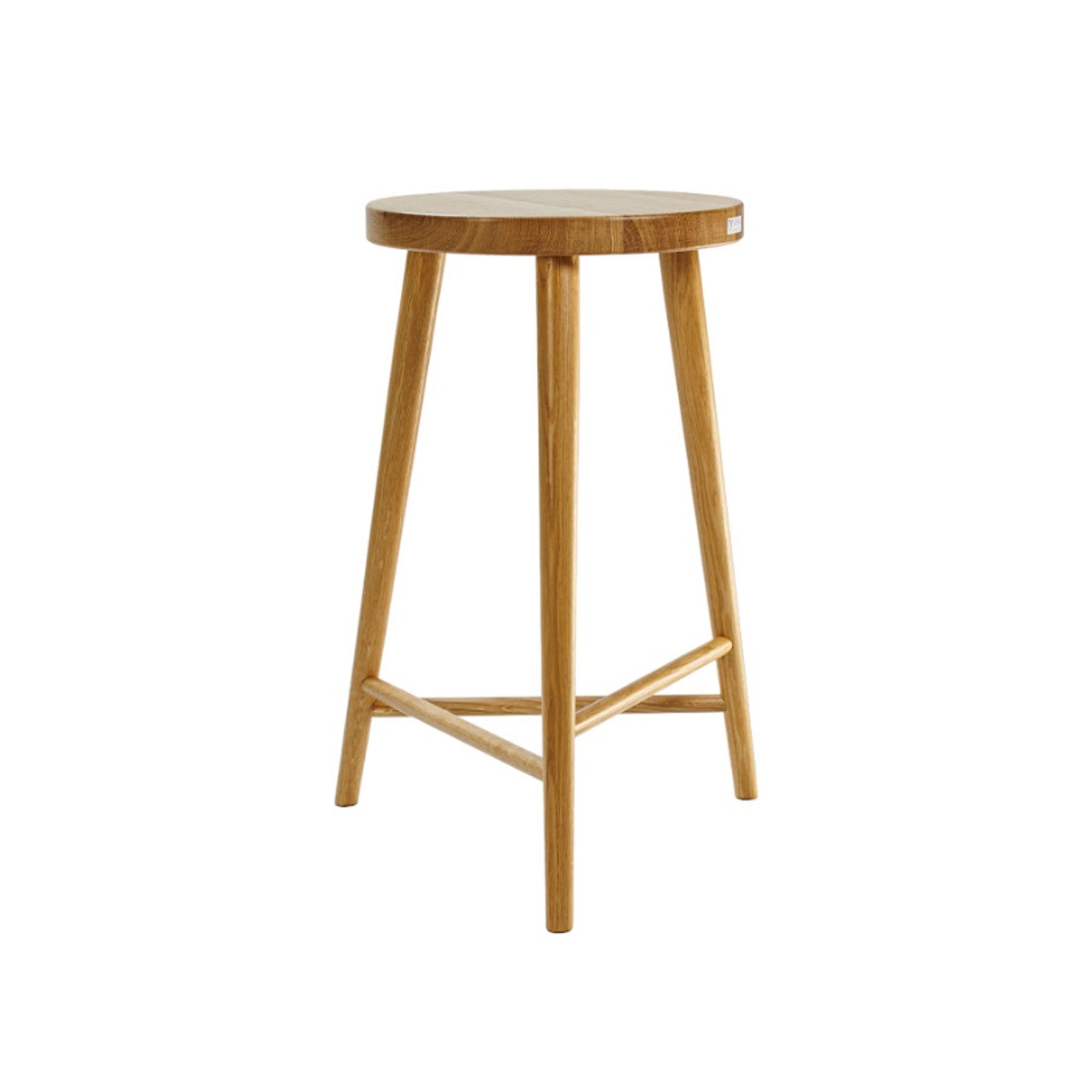 Стілець напівбарний №3 з дуба