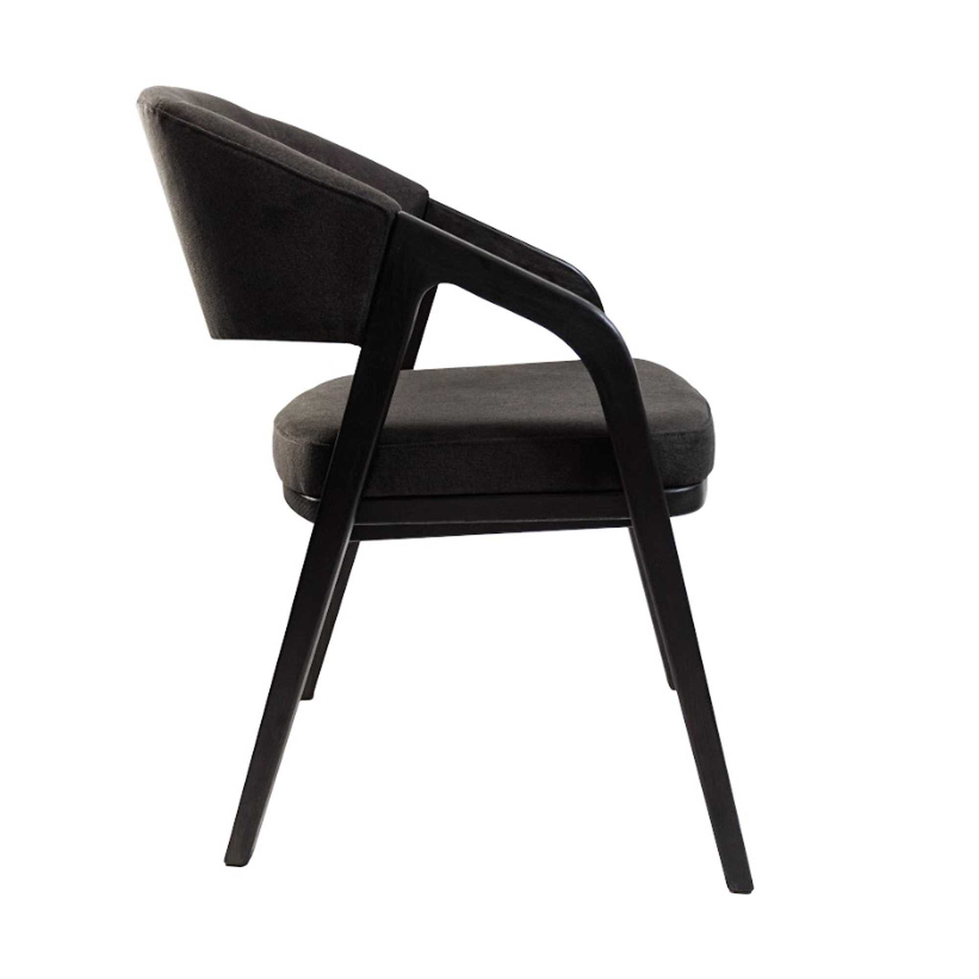 Стілець OTIS з дуба, чорний