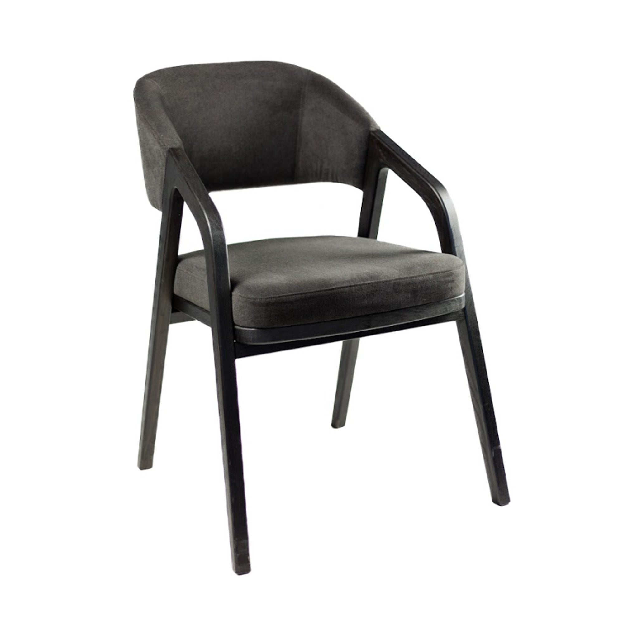 Стілець OTIS з дуба, чорний