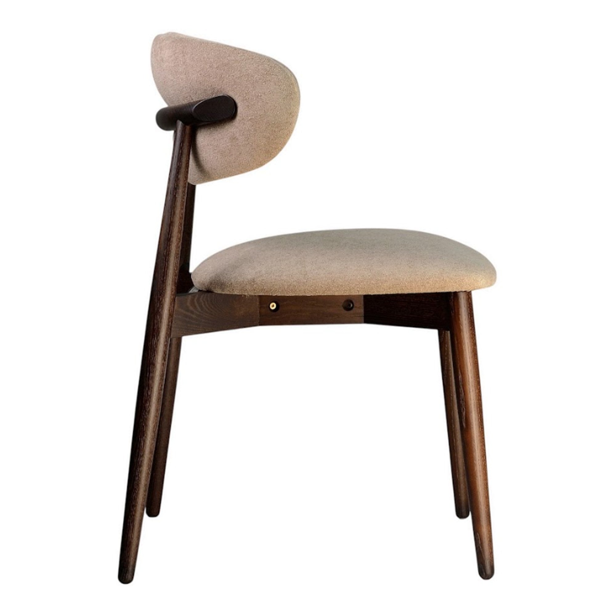 Стілець PANDA NEW з ясена, темний горіх