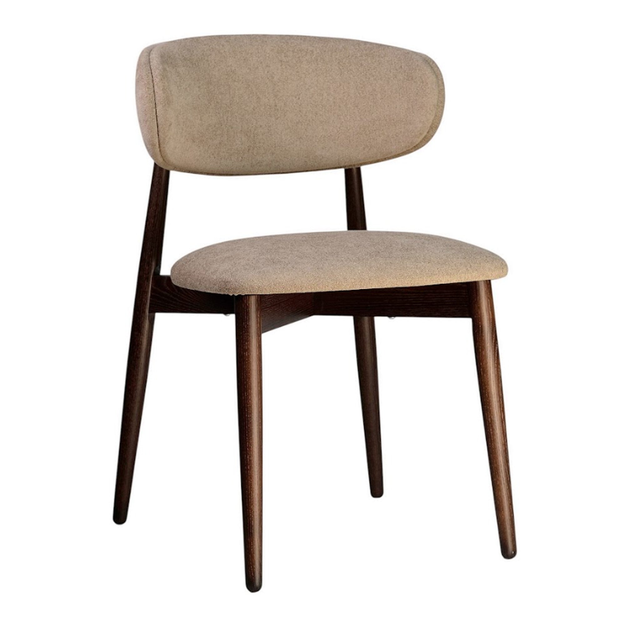 Стілець PANDA NEW з ясена, темний горіх