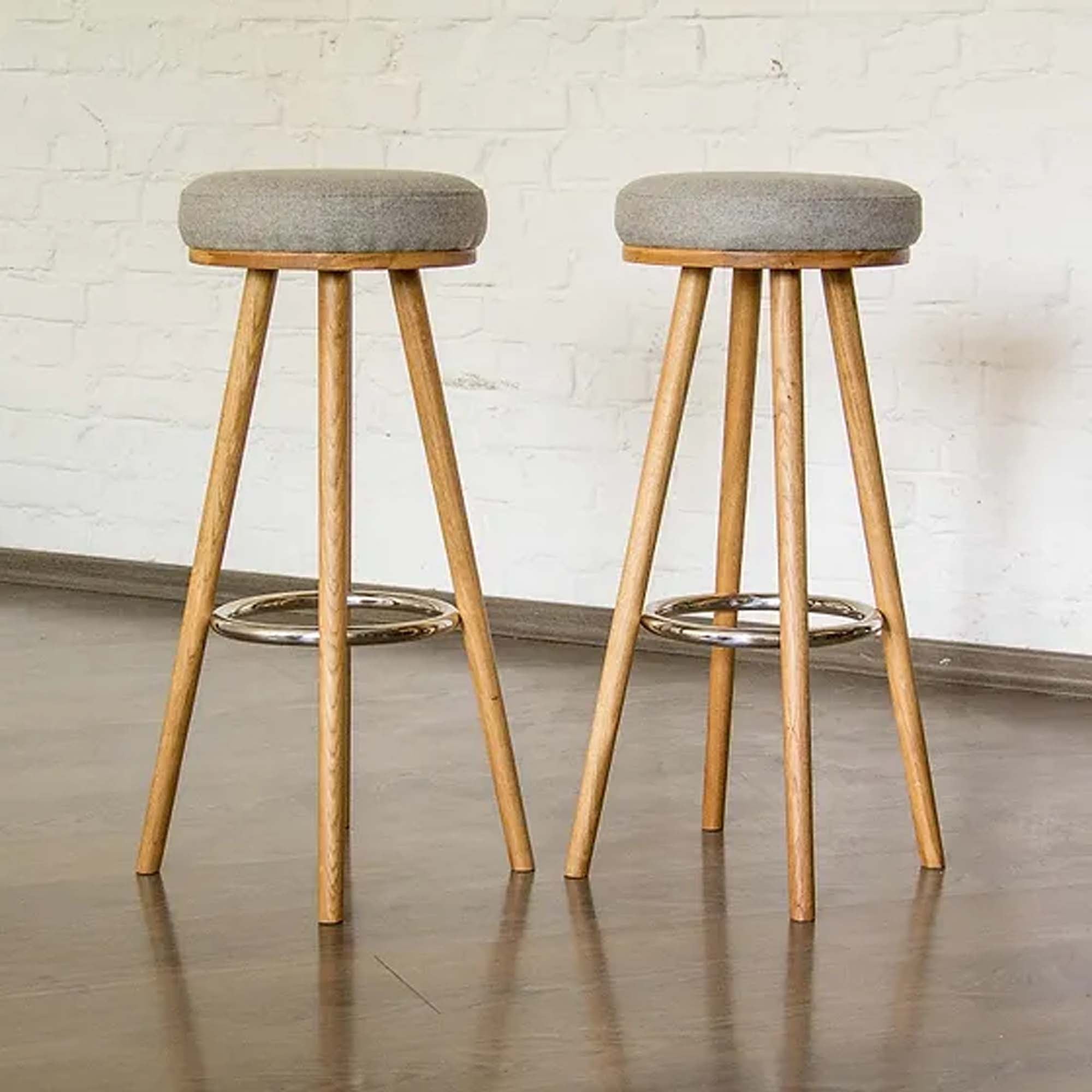 Табурет MOSS з дуба - зображення 2