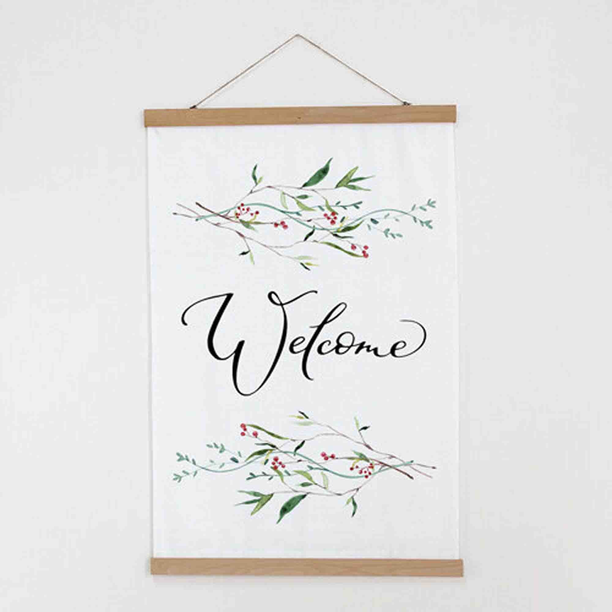 Тканинний постер на стіну WELCOME - зображення 1