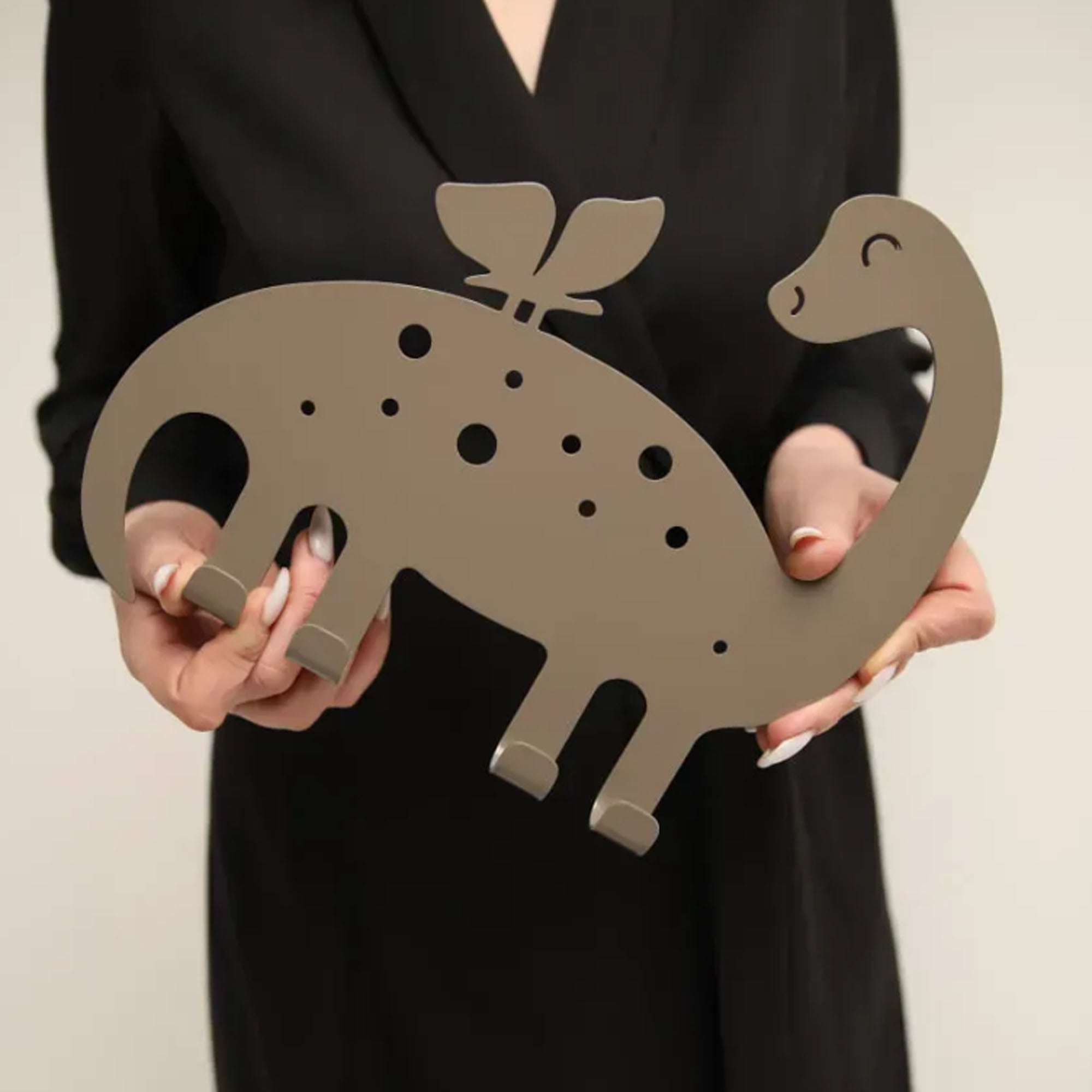 Вішалка дитяча ДИНОЗАВР, металева