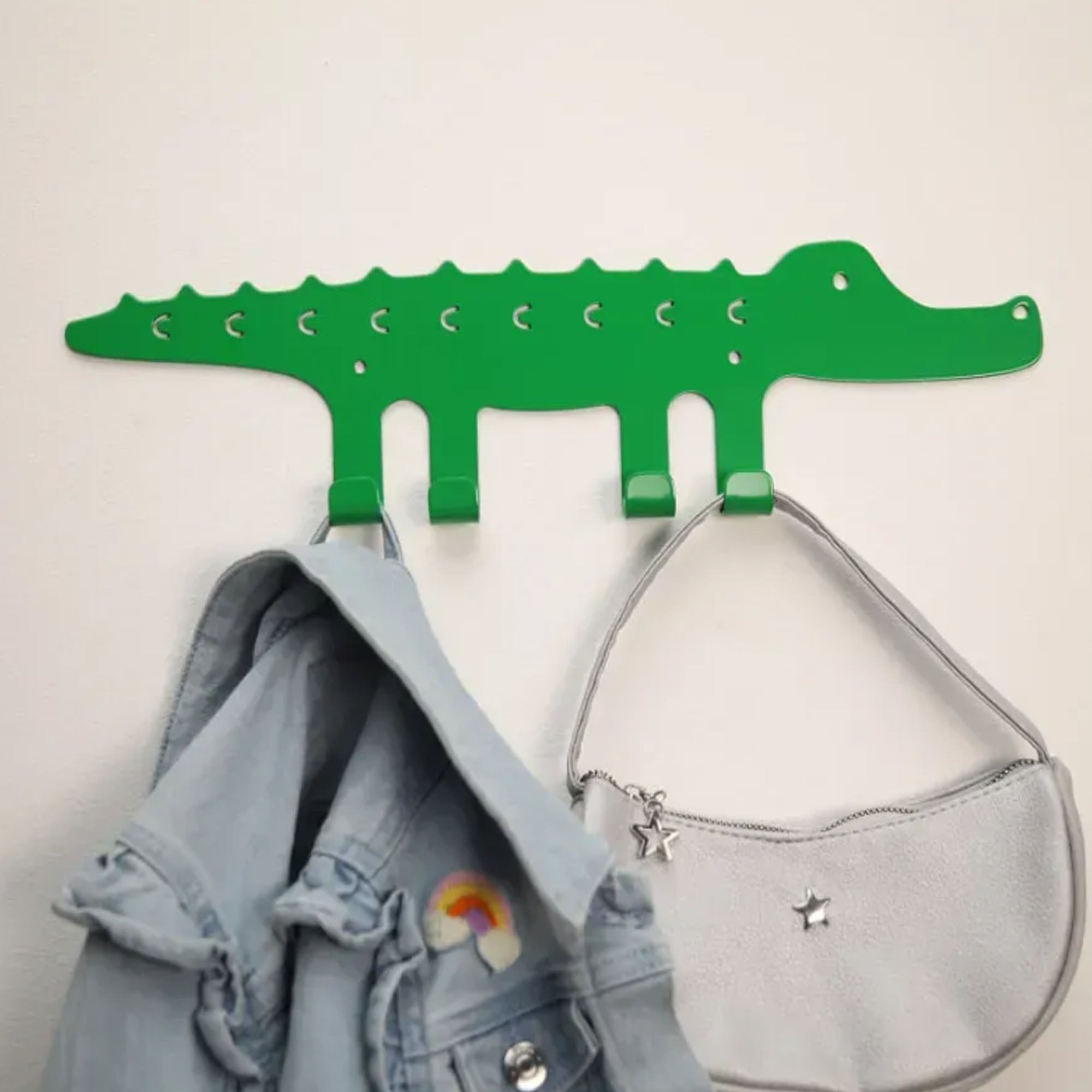 Вішалка дитяча КРОКОДИЛ, металева