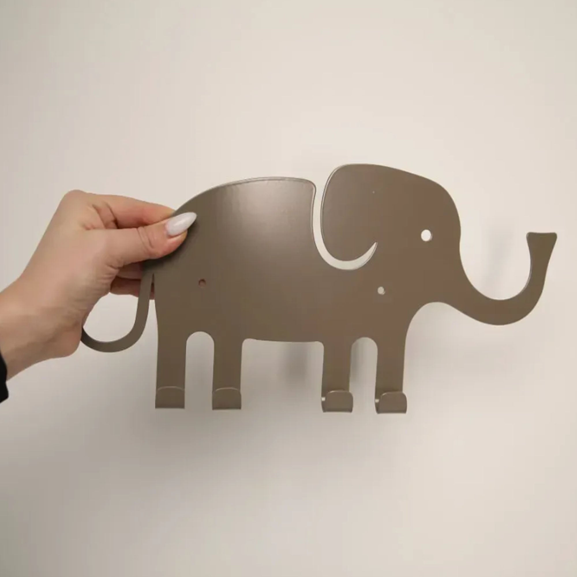 Вішалка дитяча СЛОН, металева