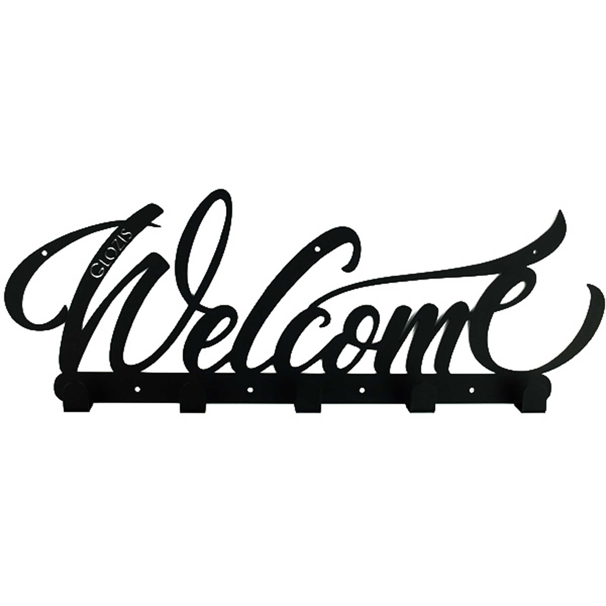 Вішалка настінна GLOZIS WELCOME BLACK - зображення 1