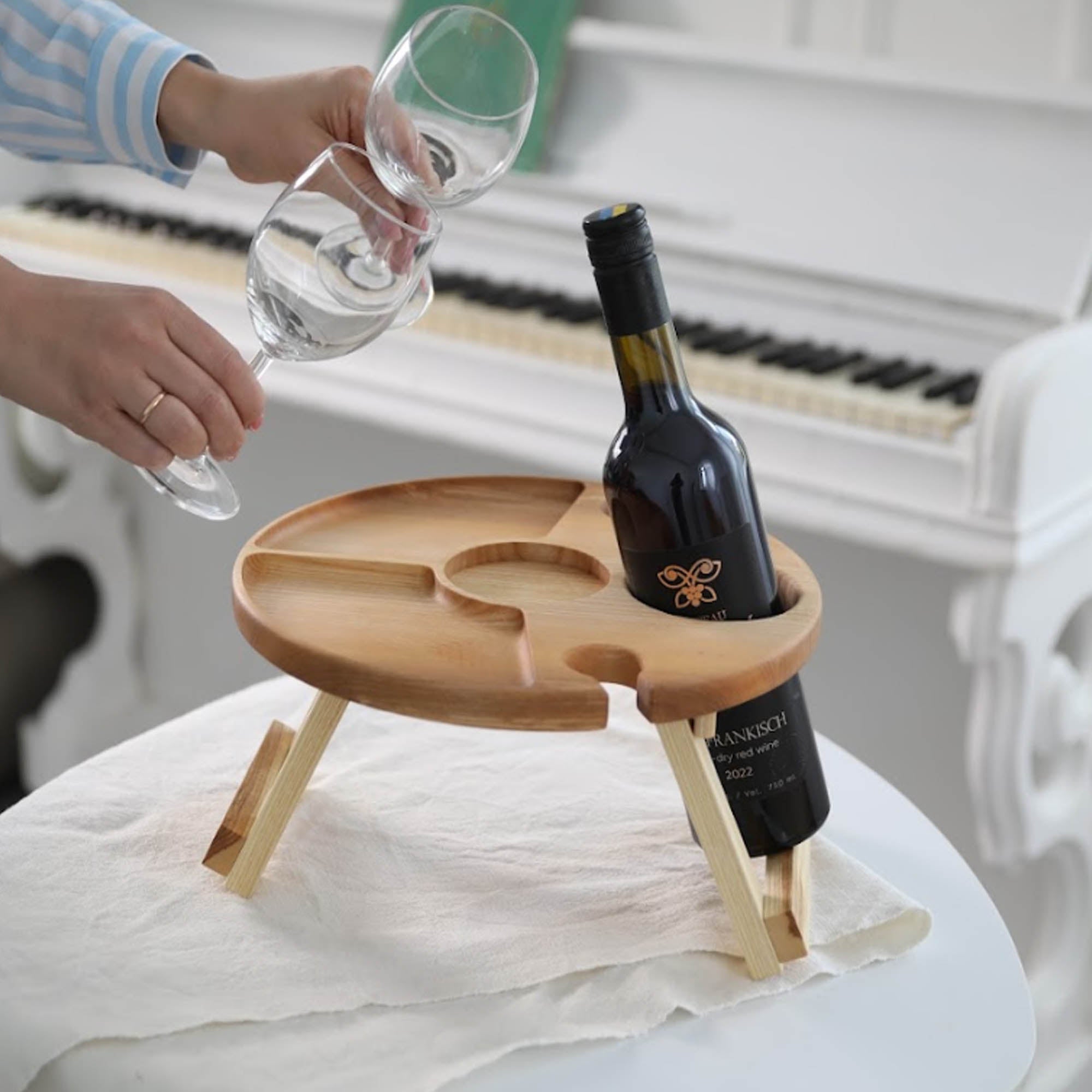 Винний столик АПЕЛЬСИН на 2 келиха