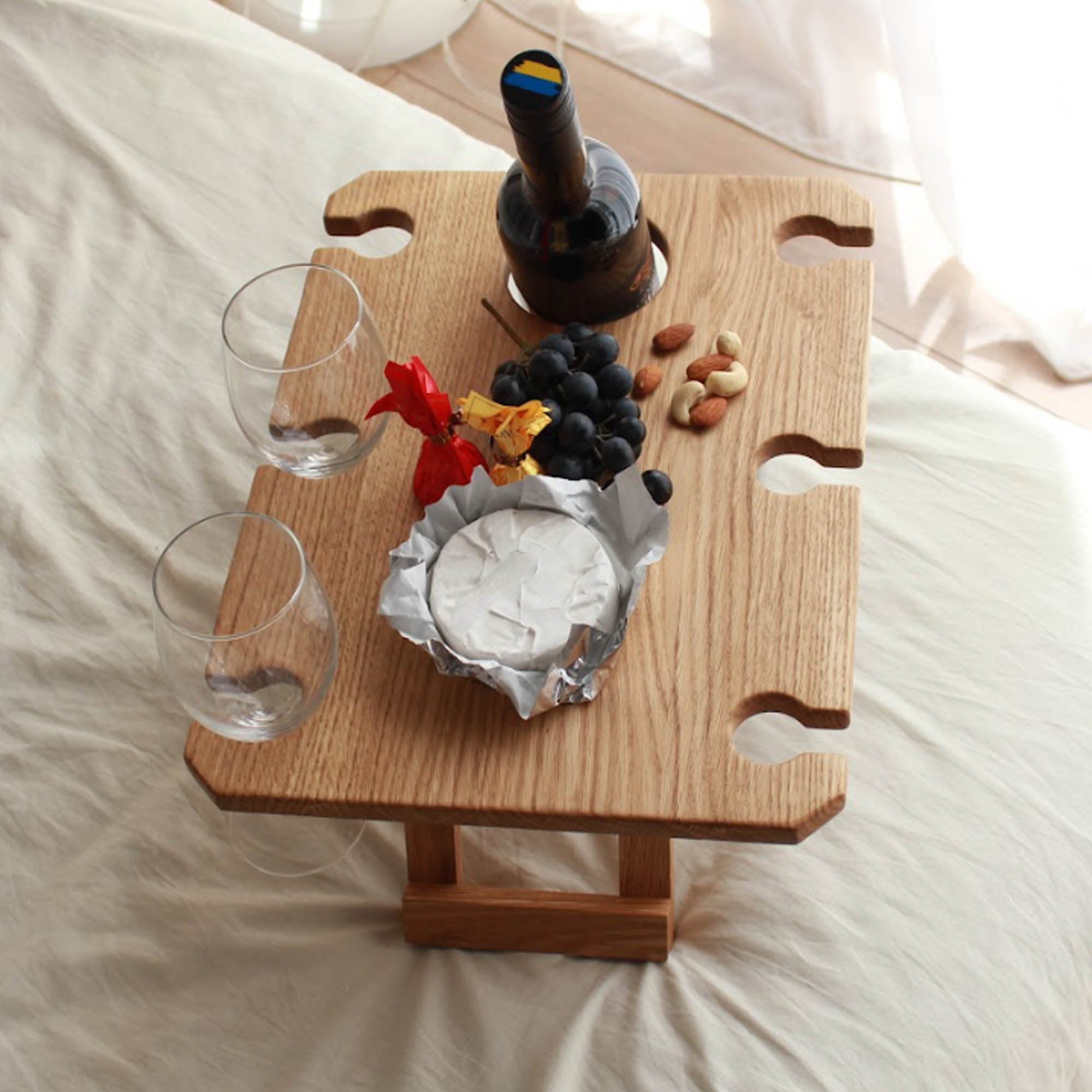 Винний столик КЕМПІНГ на 6 келихів