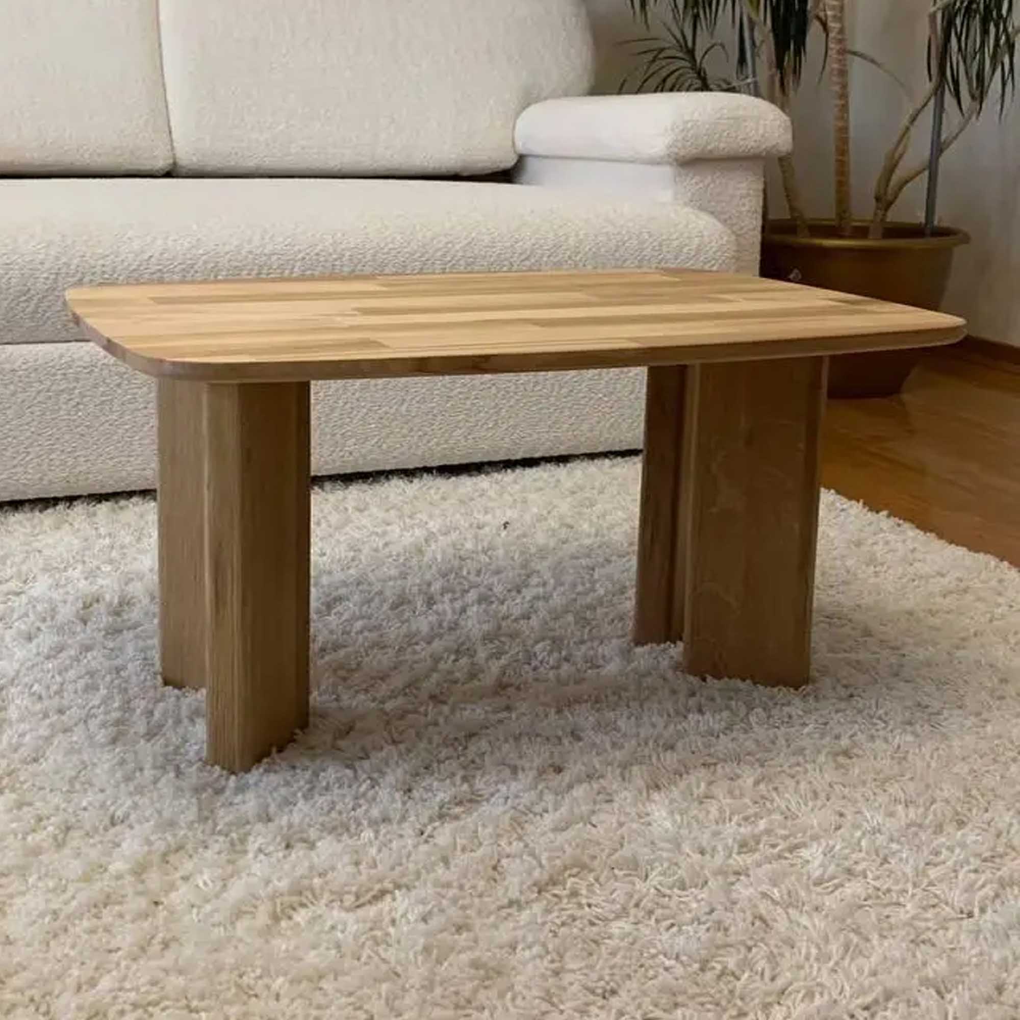 Журнальний столик ELEPHANT, дубовий - зображення 1