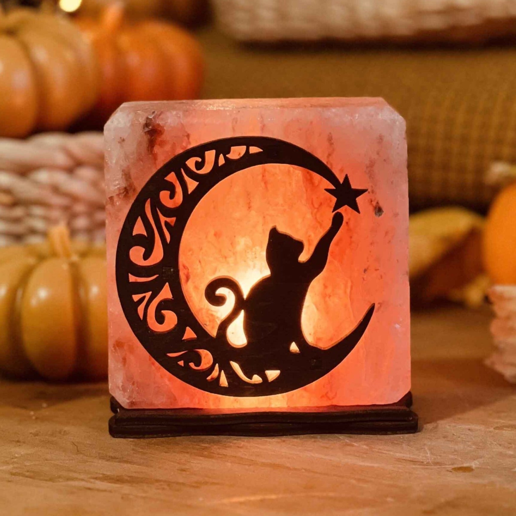 Соляна лампа КІТ ІЗ ЗІРОЧКОЮ - зображення 1