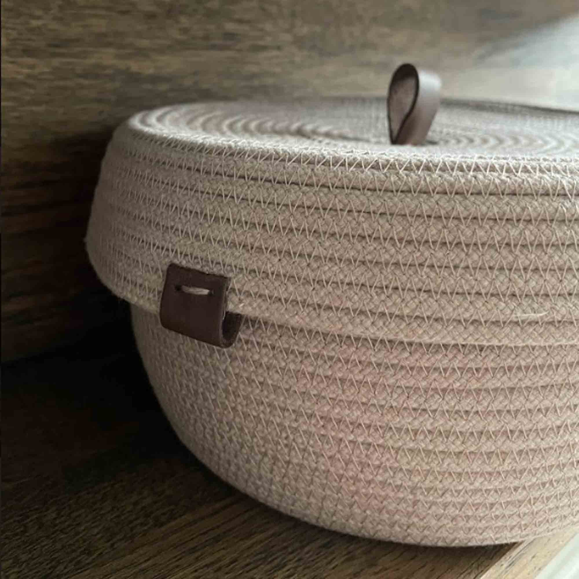 Кошик з кришкою, бавовна - зображення 3