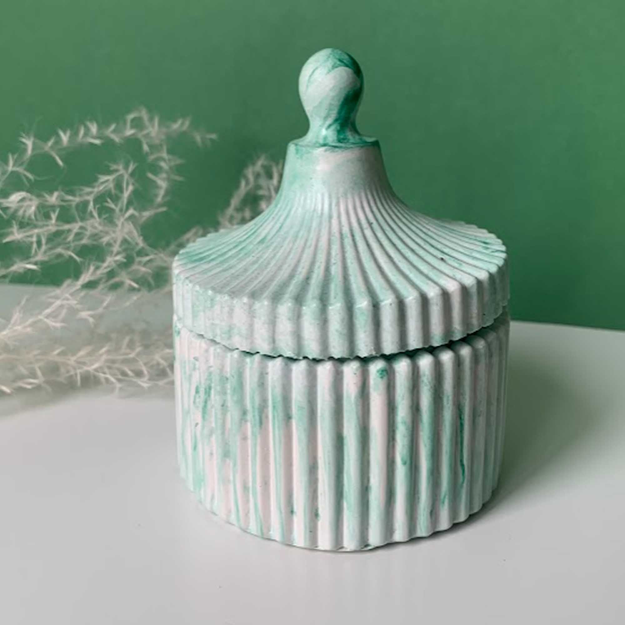 Свічка в гіпсовій шкатулці розмір L - зображення 2