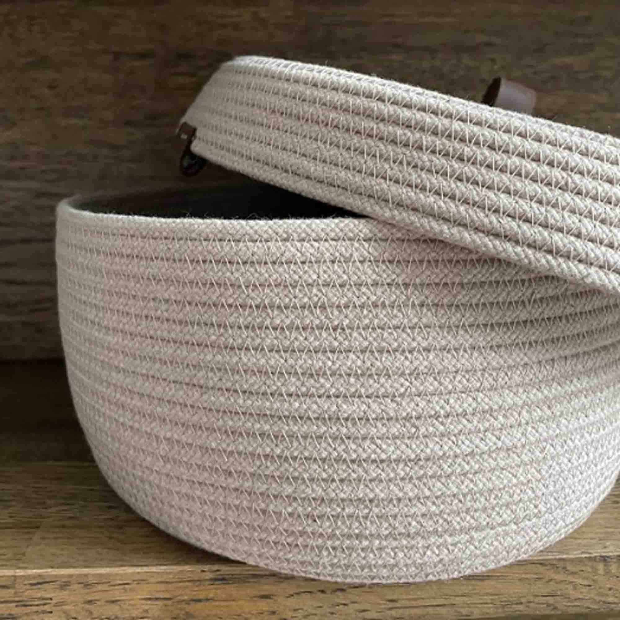 Кошик з кришкою, бавовна - зображення 4