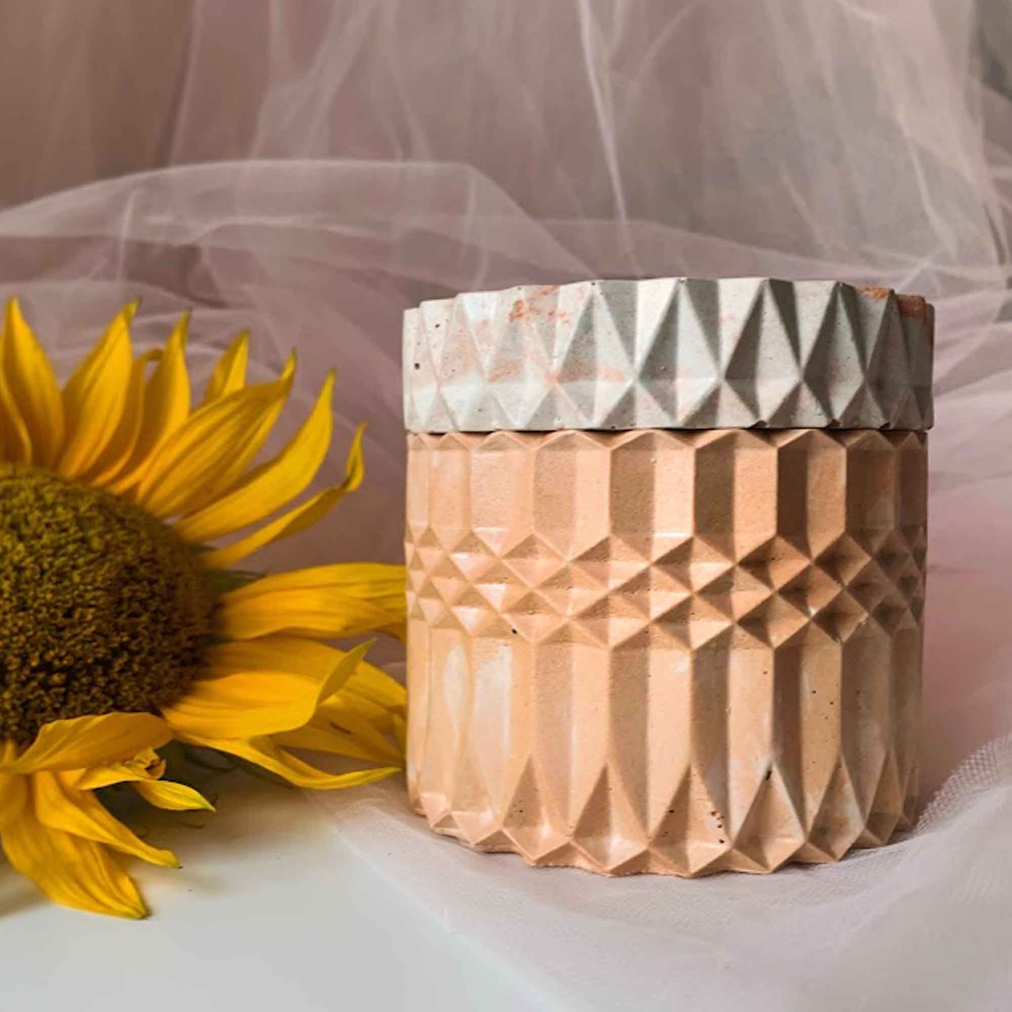 Свічка в гіпсовій шкатулці розмір XL - зображення 2