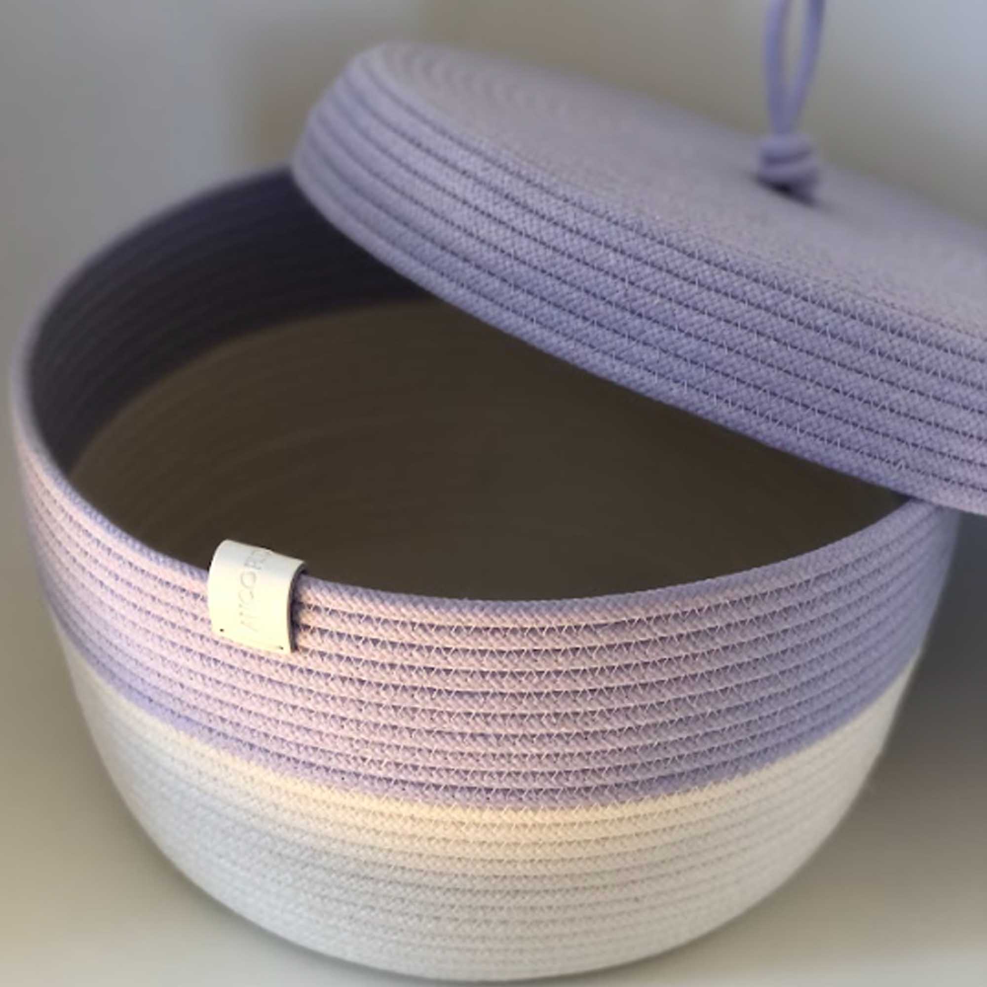 Кошик лавандовий, бавовна - зображення 2