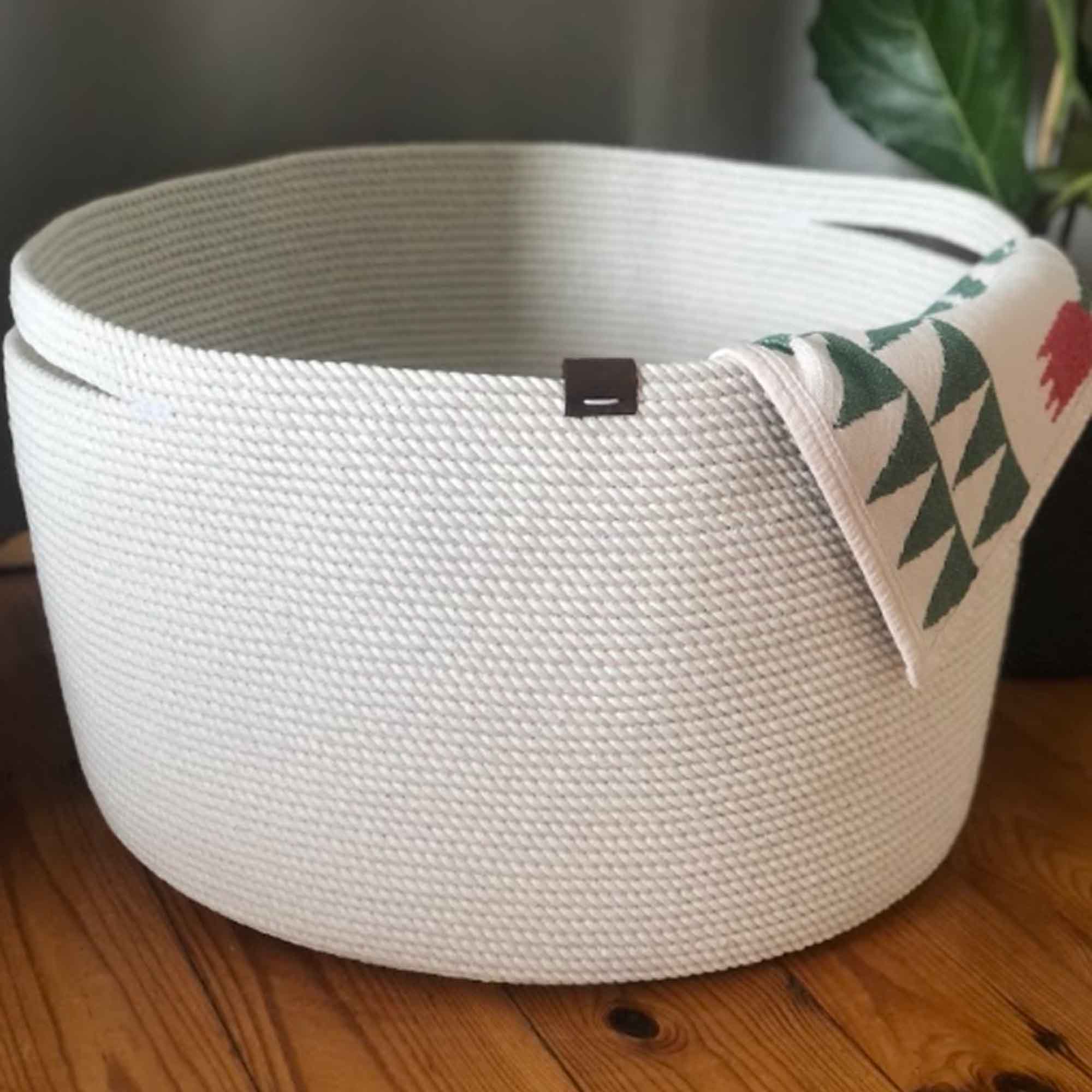 Кошик з ручками, бавовна - зображення 1