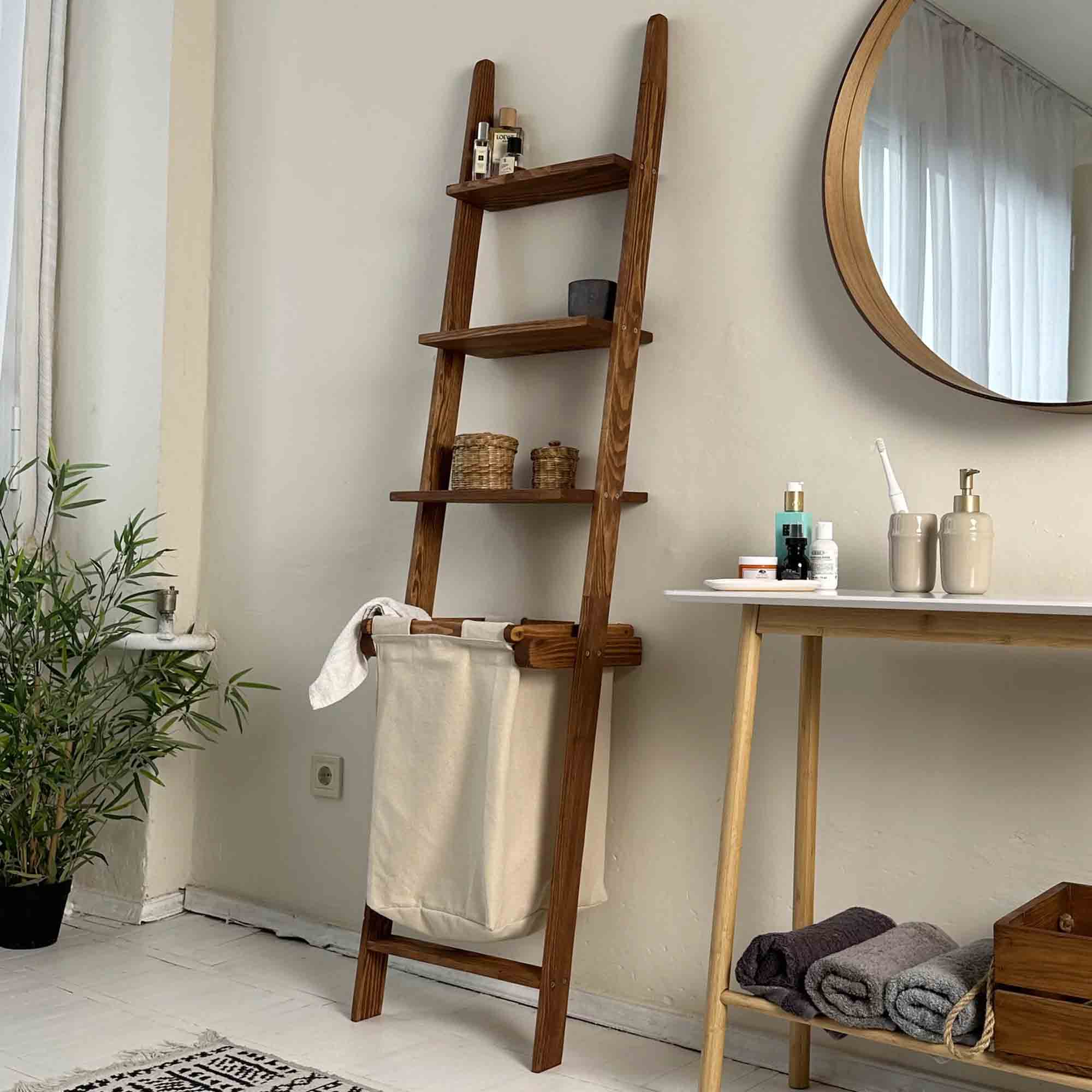 Етажерка AMBRA, з кошиком для білизни - зображення 1