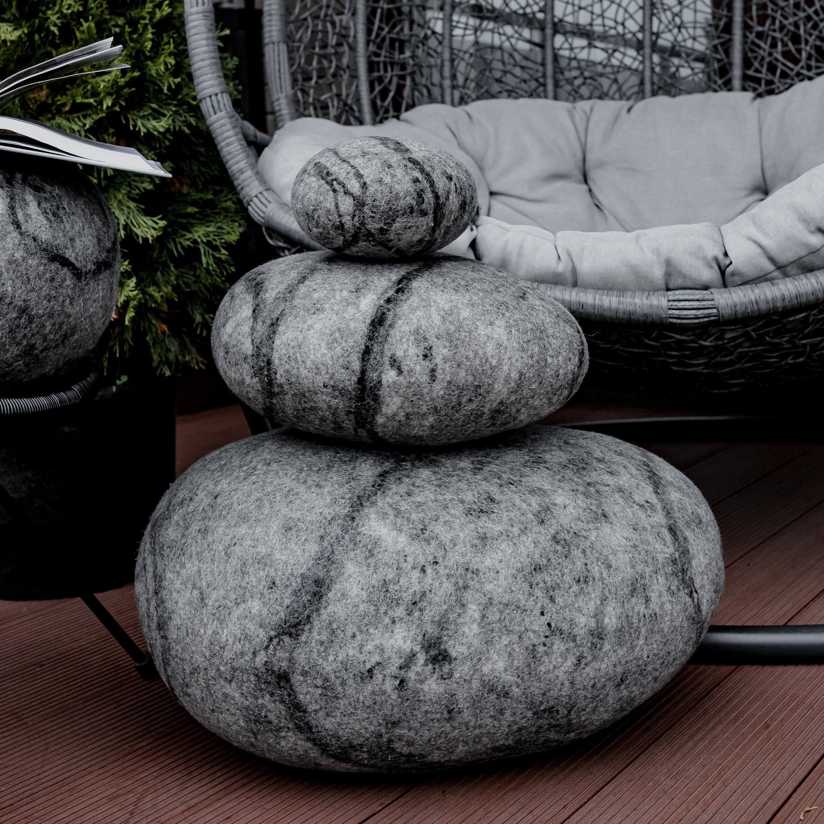 Камінь-пуф CALLANISH з вовни - зображення 2