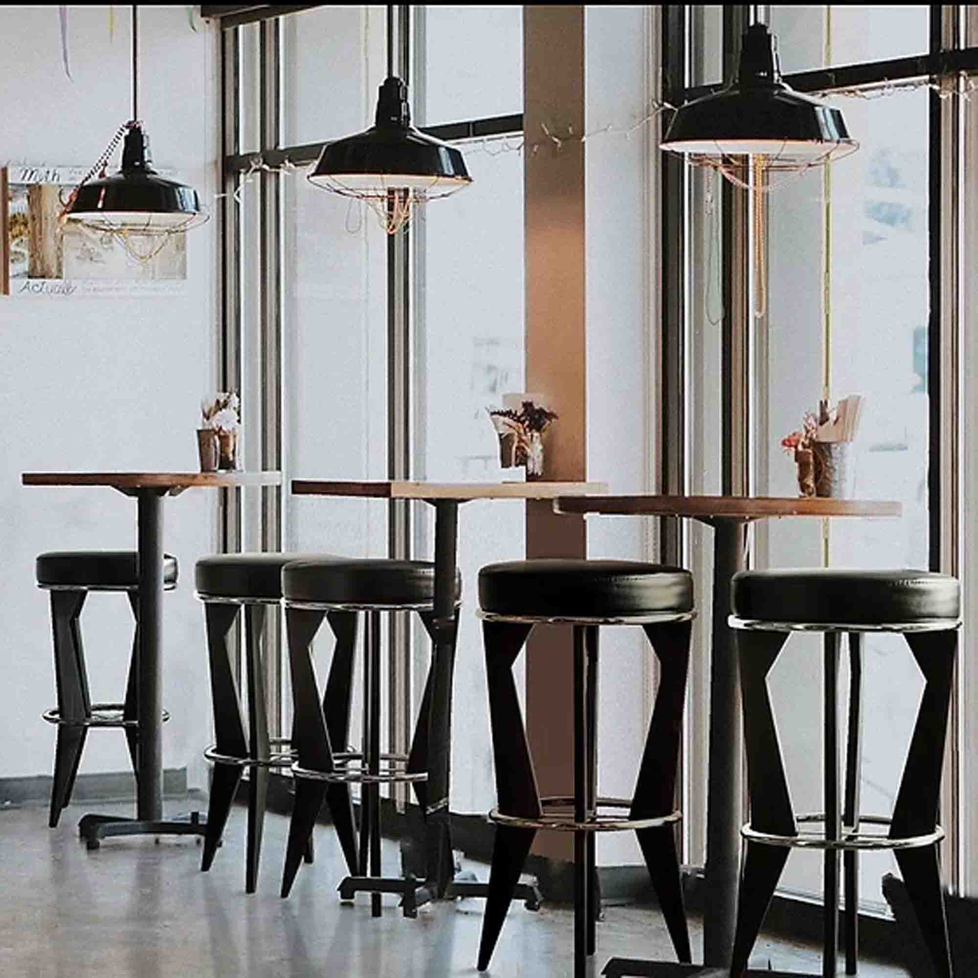 Табурет барний MANET з дуба - зображення 2