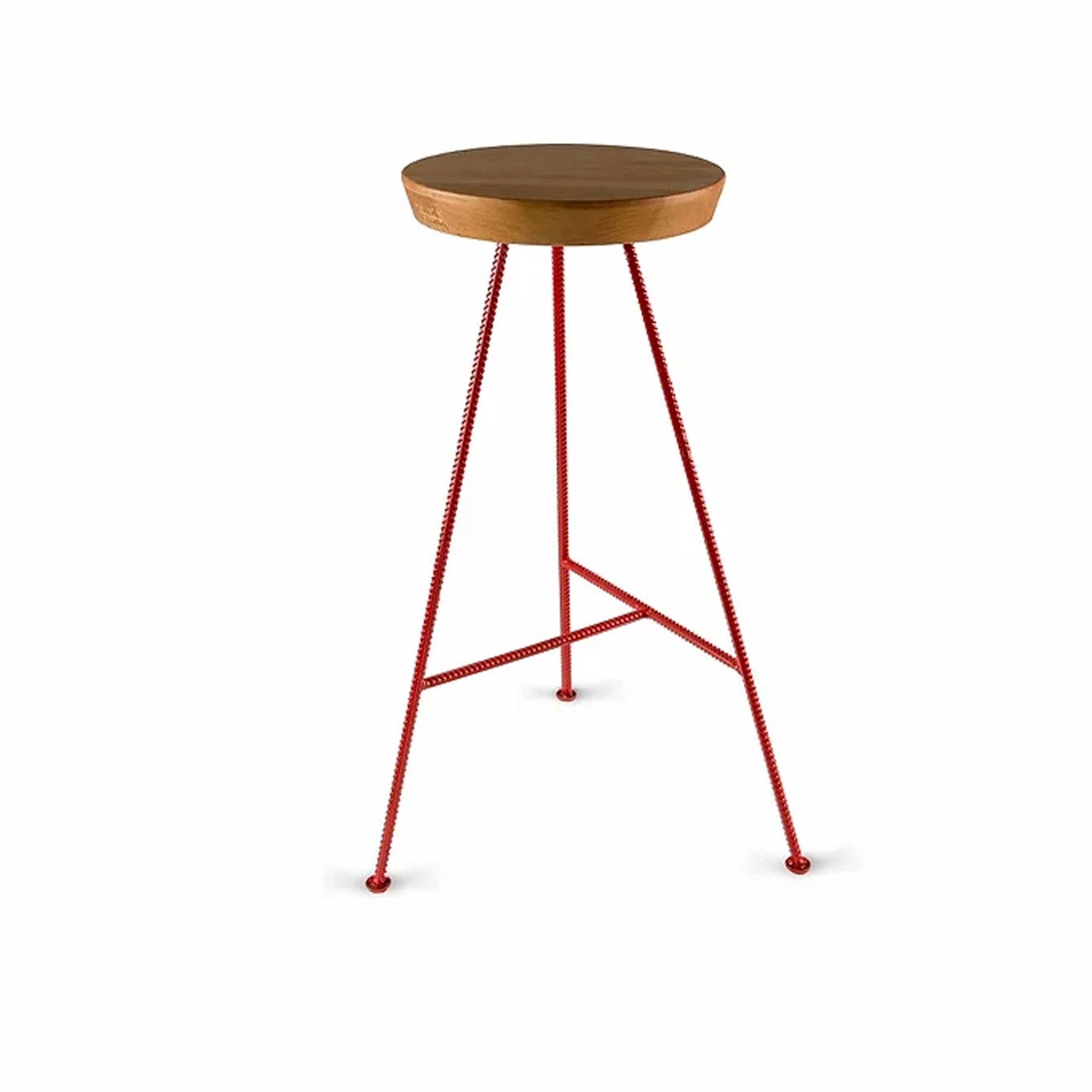 Табурет барний TATU з дуба - зображення 1