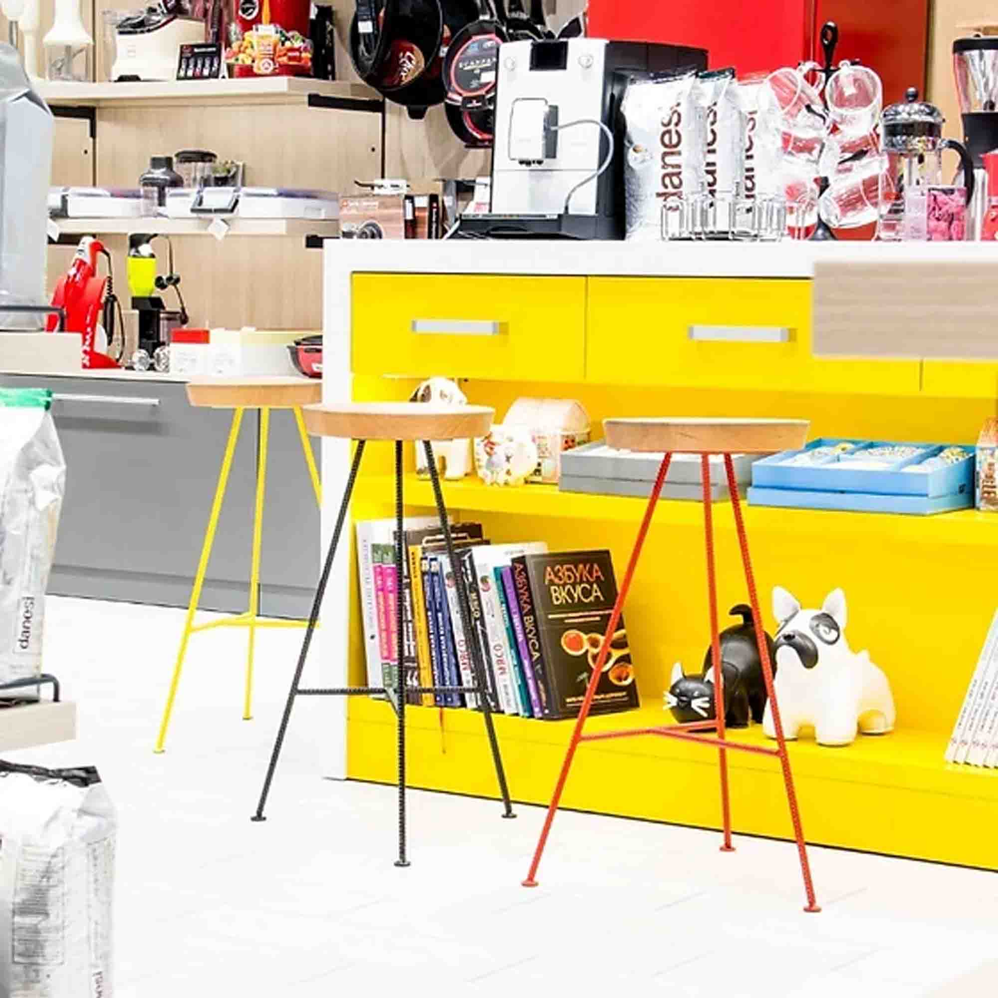 Табурет барний TATU з дуба - зображення 2