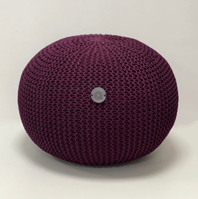 В’язаний пуф CLASSIC, ручної роботи - зображення 1