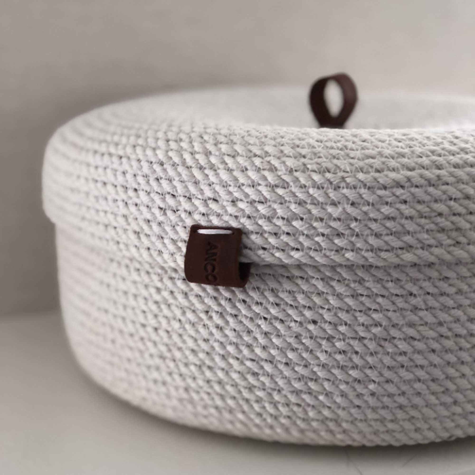 Кошик білий, бавовна - зображення 1