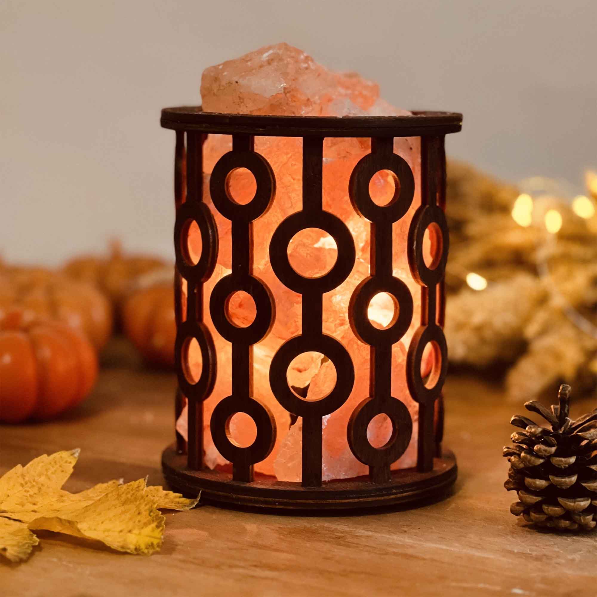 Соляна лампа корзина КУЛЬКИ - зображення 1