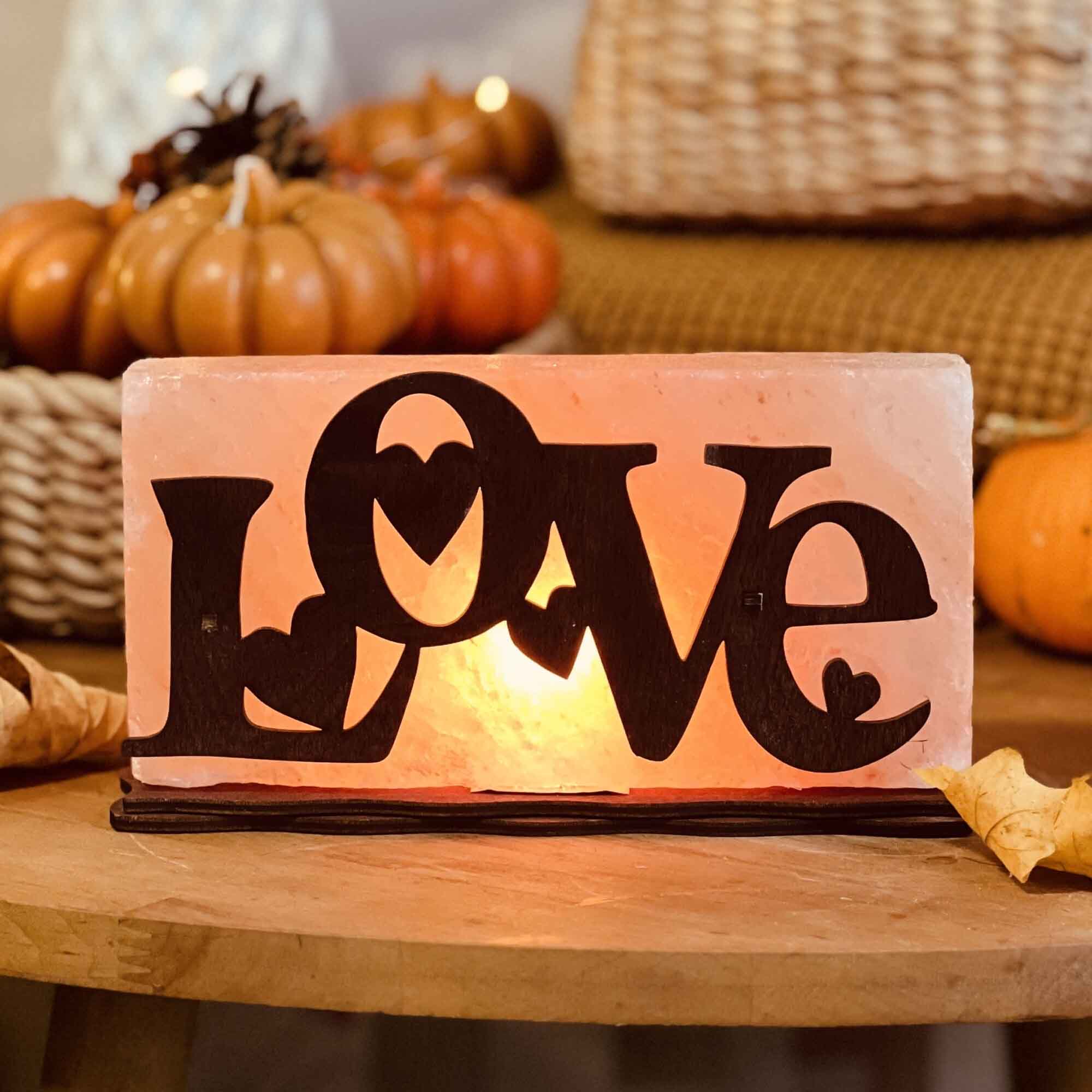 Соляна лампа КОХАННЯ - зображення 1