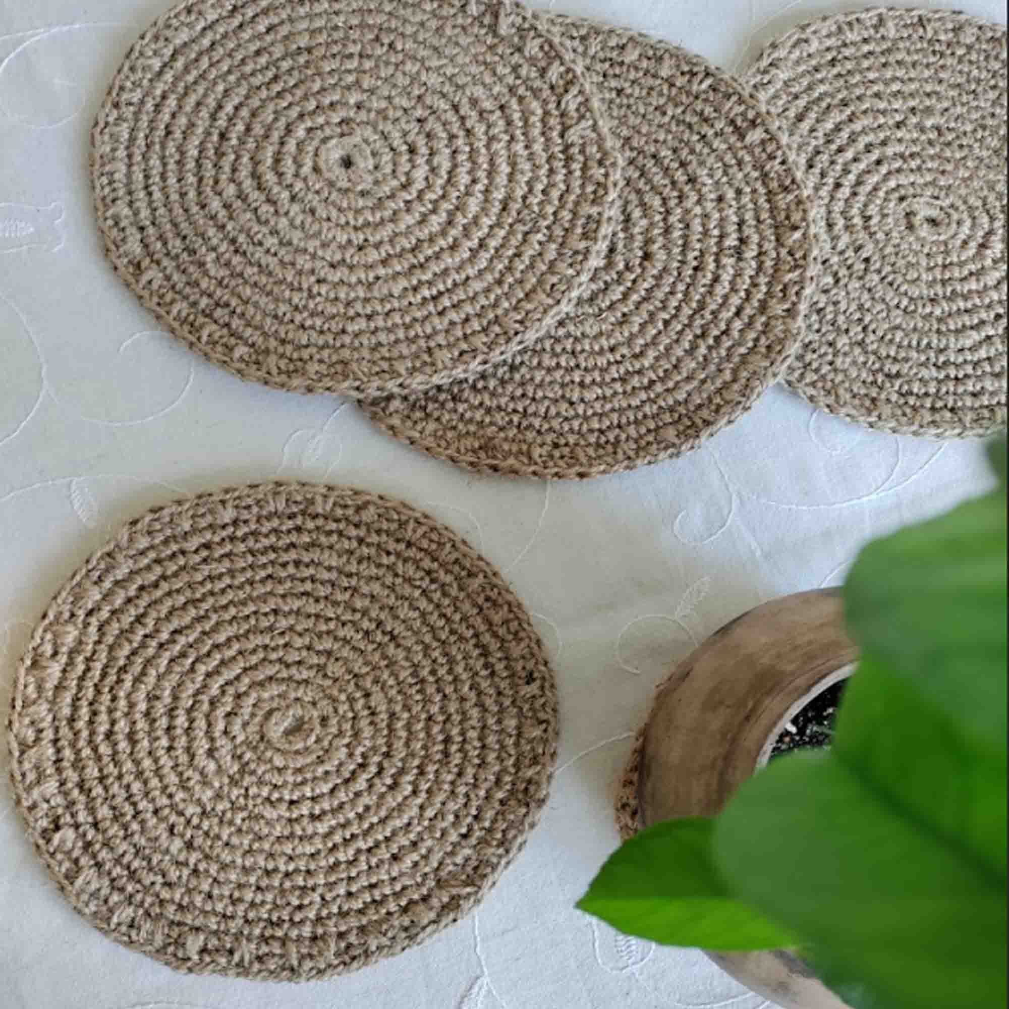 Серветки для сервірування, джут - зображення 2