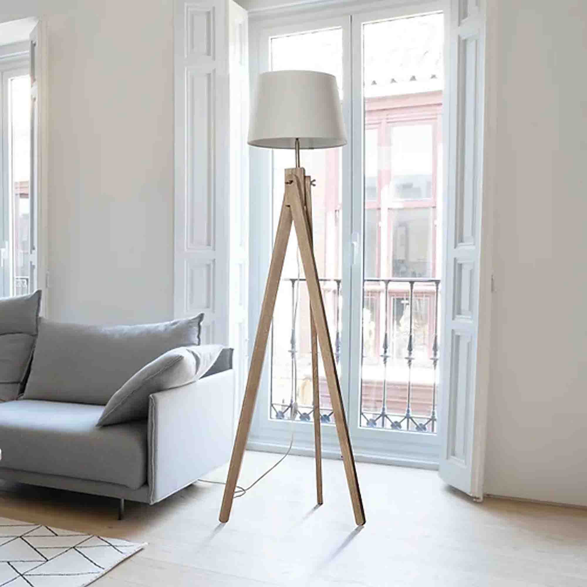 Світильник RAY з бука - зображення 2