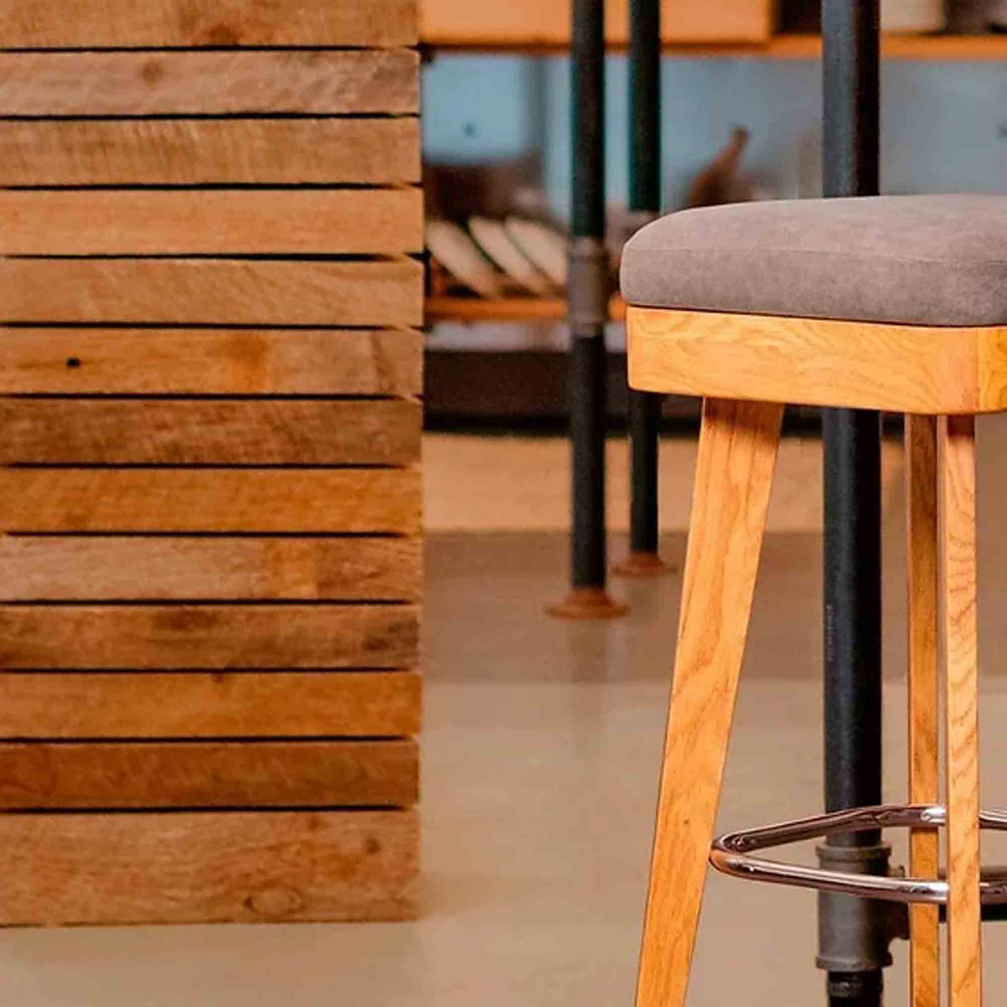 Табурет барний NYTTA з дуба - зображення 2