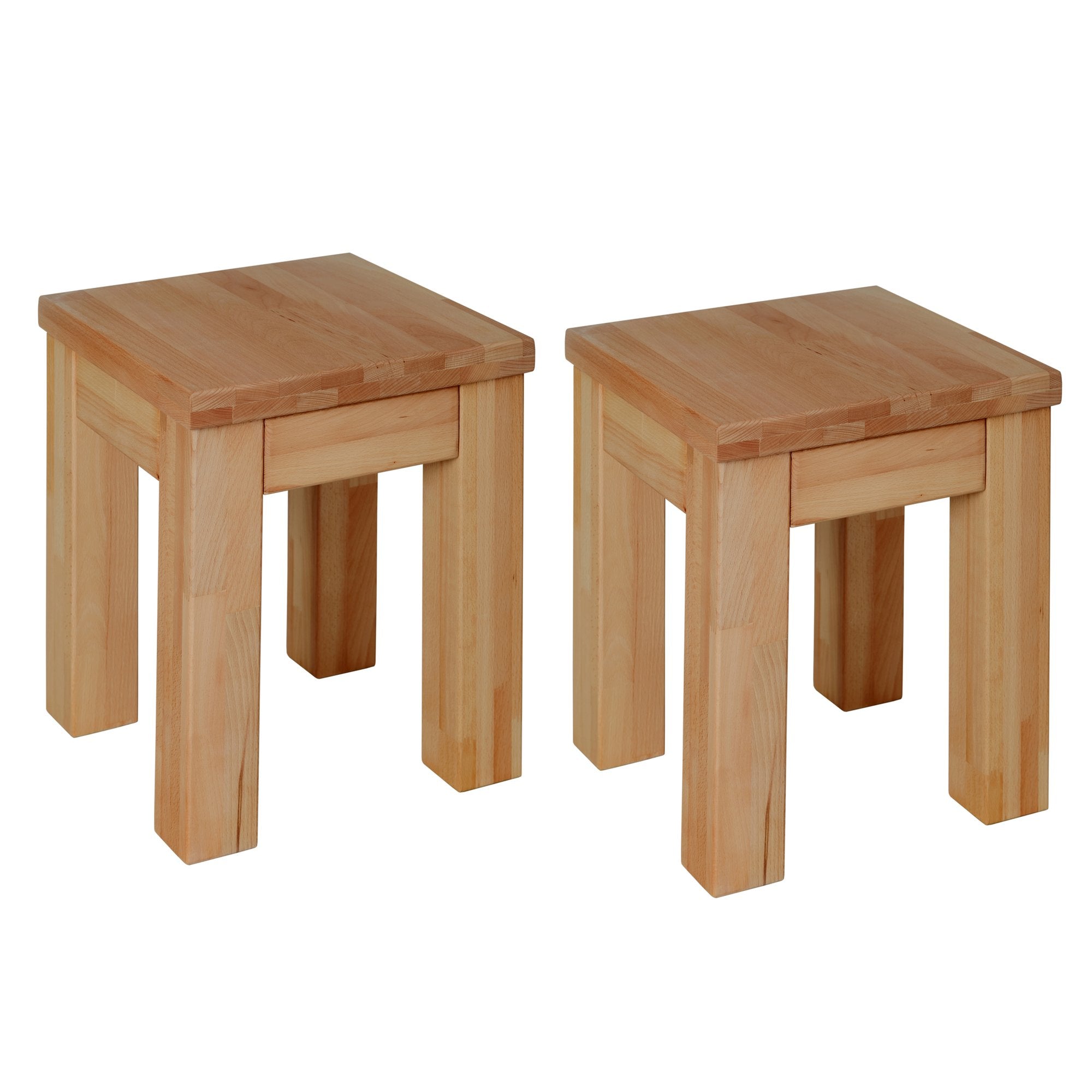 Табурети MILANO 2 шт, букові - зображення 1