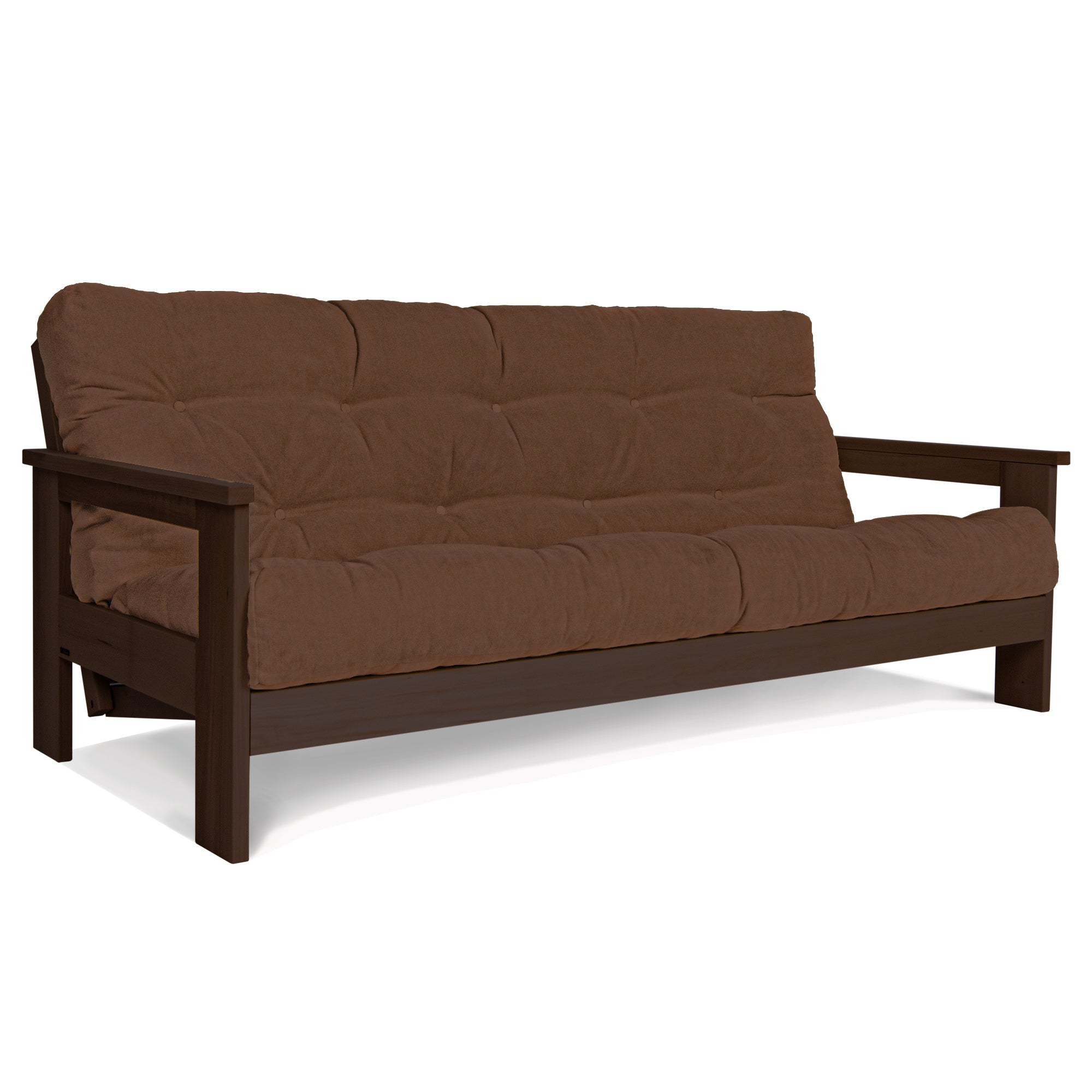 Розкладний диван-футон MEXICO, каркас шоколадного кольору