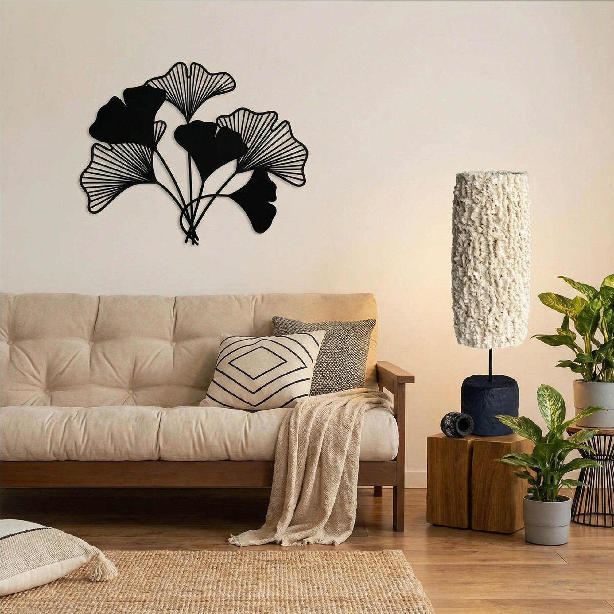 Раскладной диван-футон MEXICO, орехового цвета