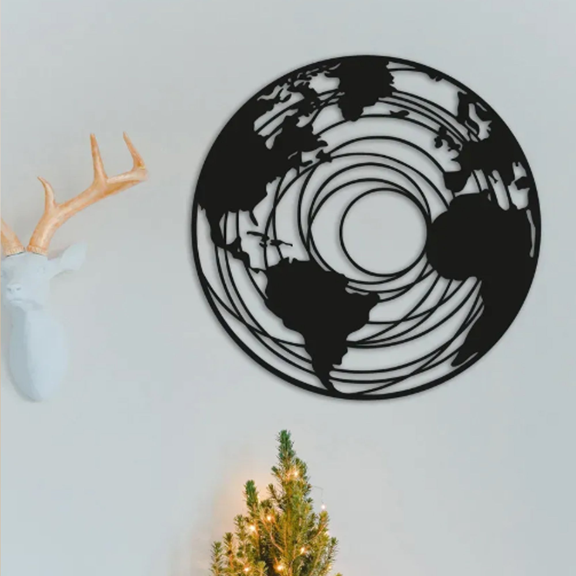 Картина CHAOS AND HARMONY WORLD MAP