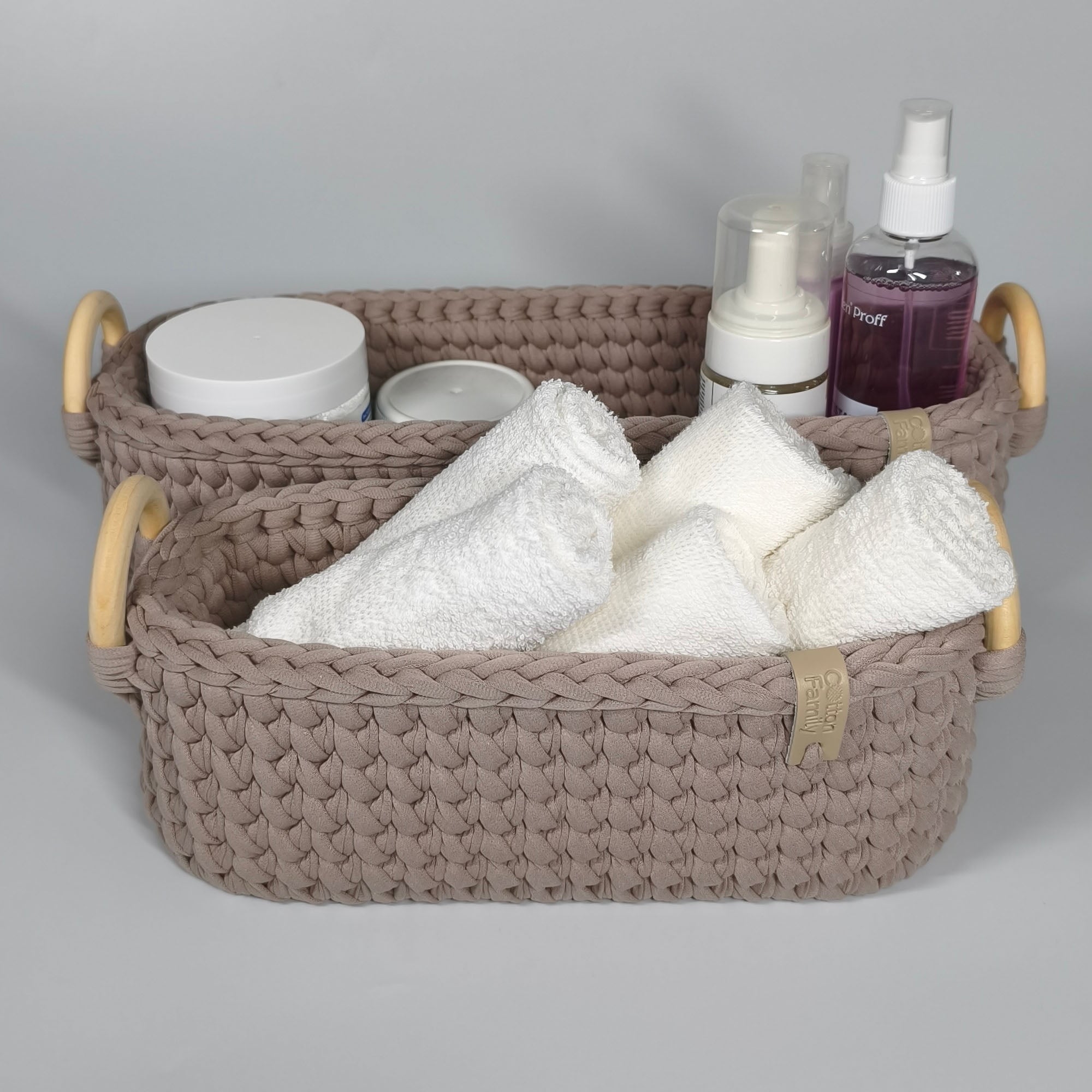 Набор из 2-х корзинок-органайзеров WOODLOOP (size S, M)