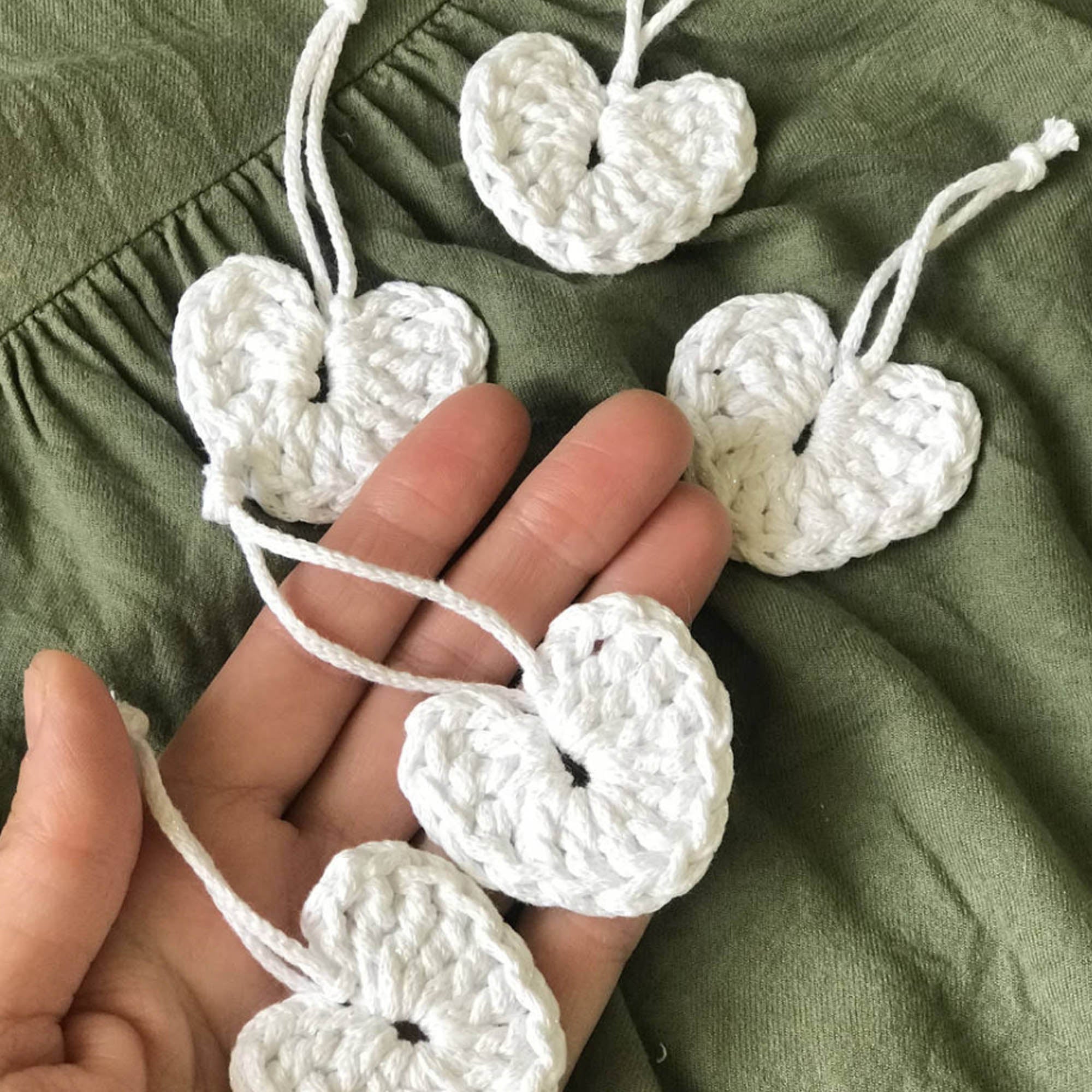 Новогодний декор, 10 шт, белый