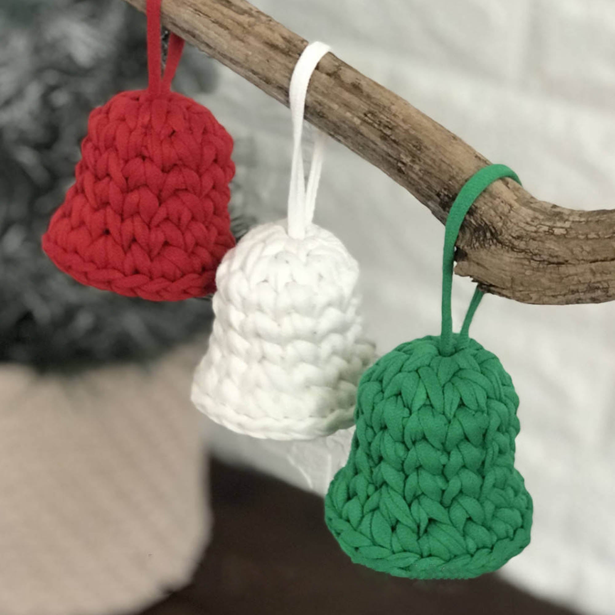 Новогодний декор Колокольчик Рождественский 3 шт