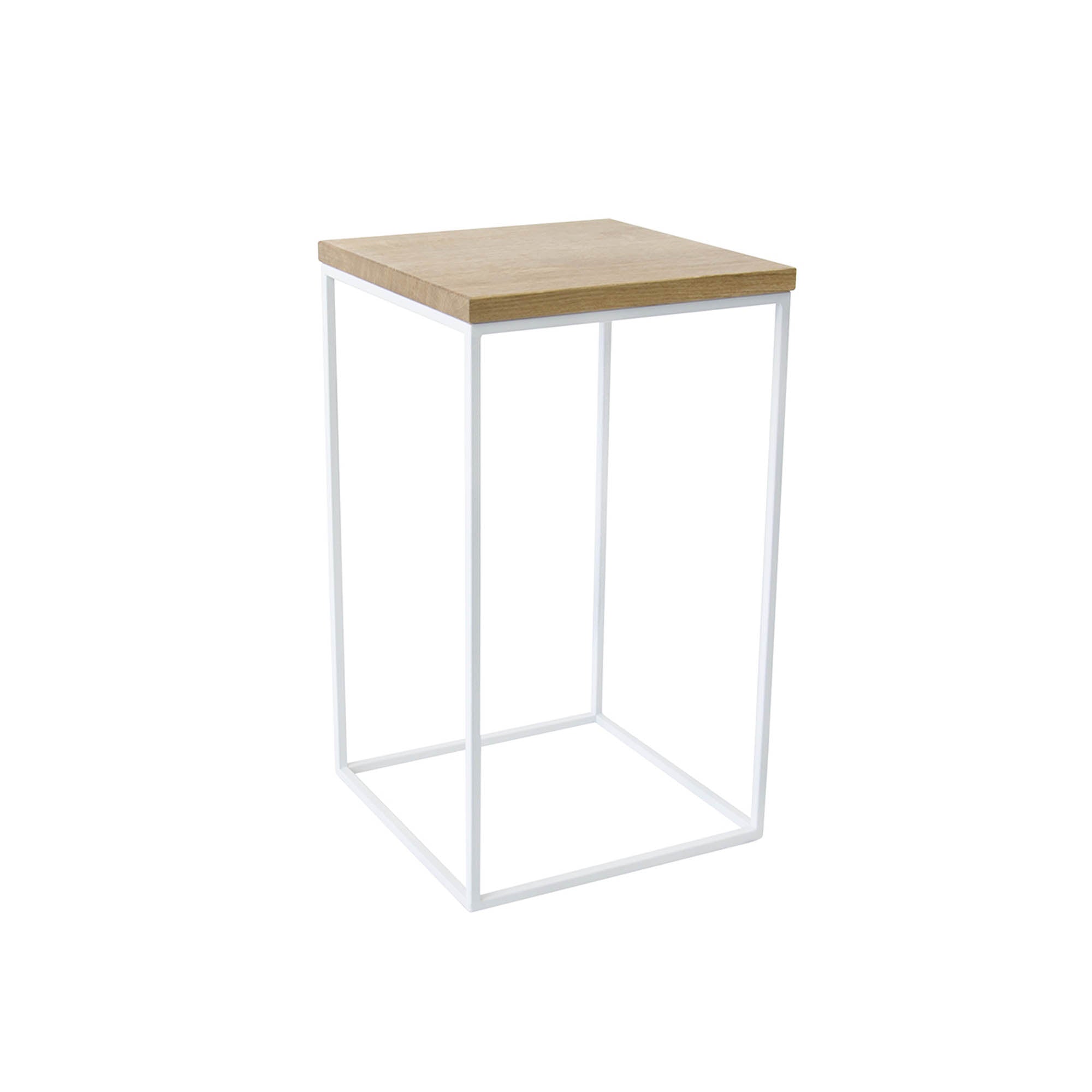 Підставка металева під квіти ЮККА, натуральне дерево