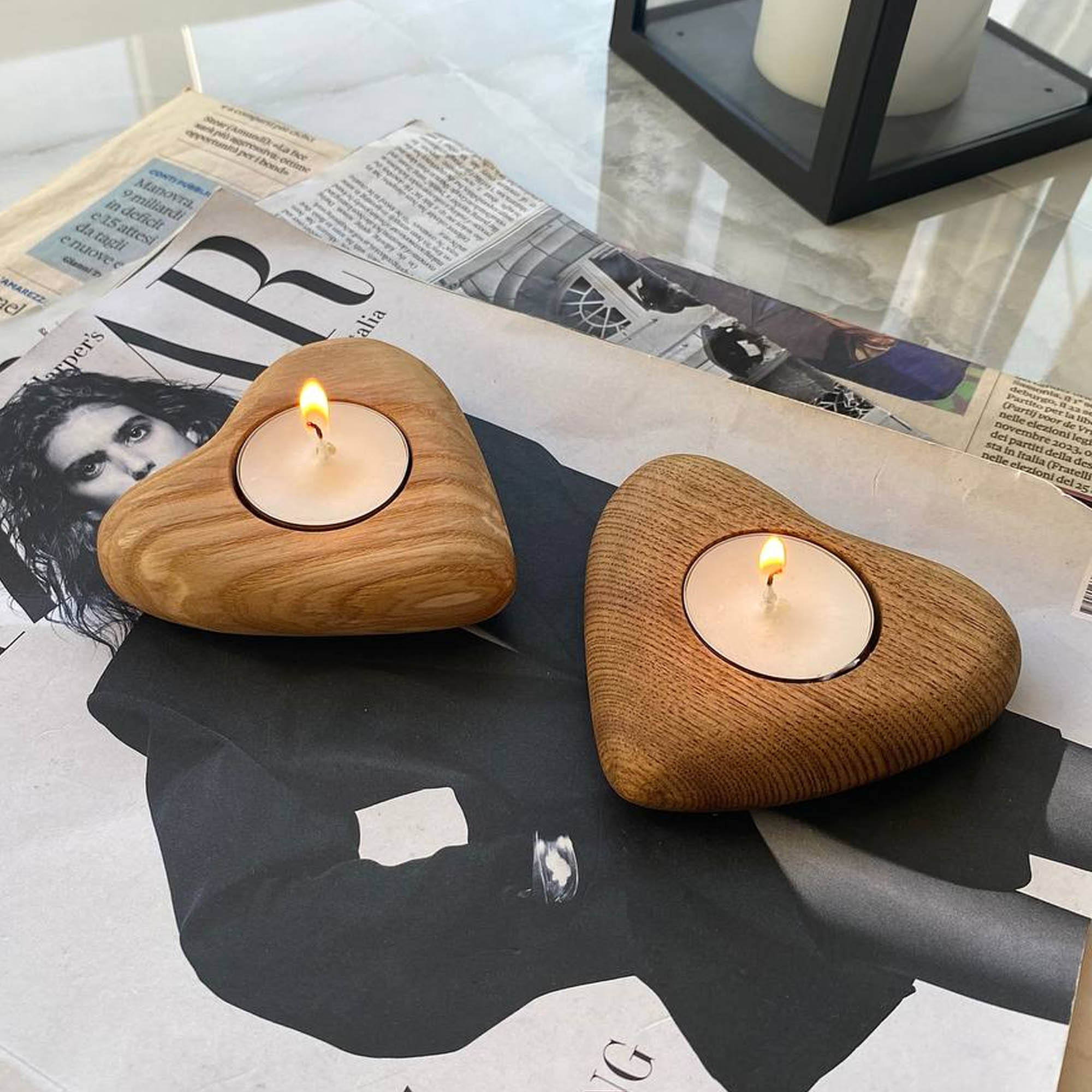 Підсвічники сердечка 6 шт