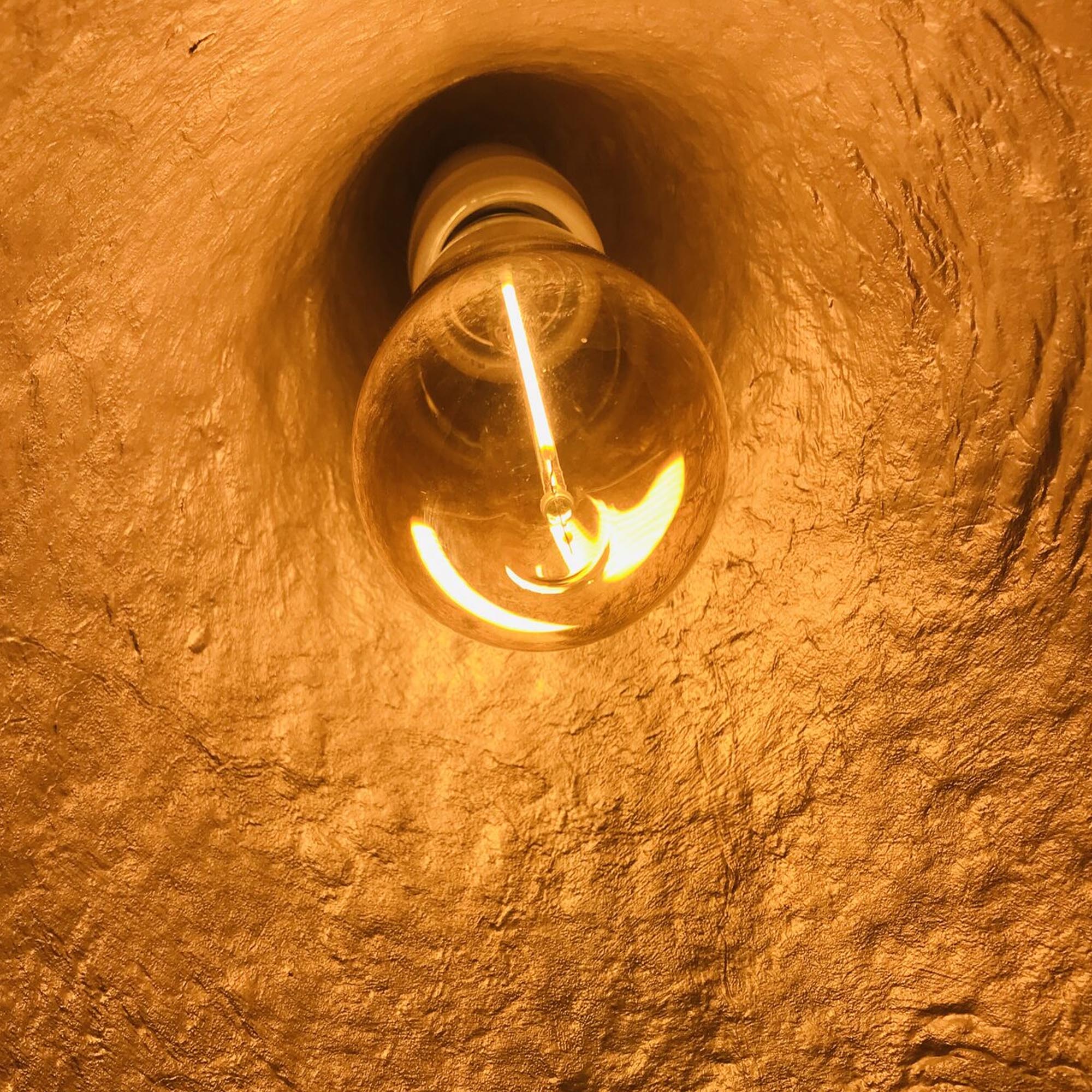 Подвесной светильник 25 х 22 см из усиленного папье-маше