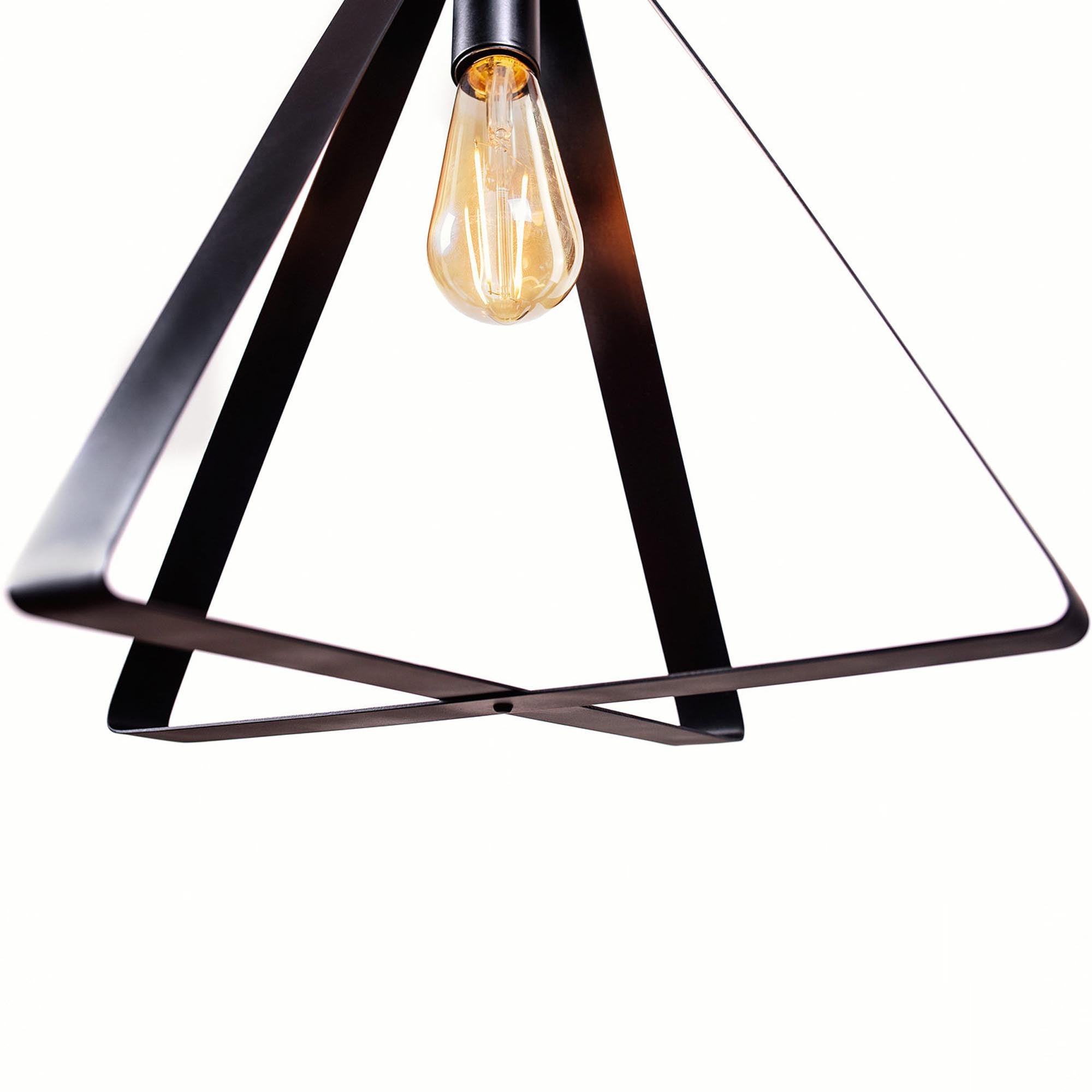 Подвесной светильник 40 х 36 см, металлический, черный