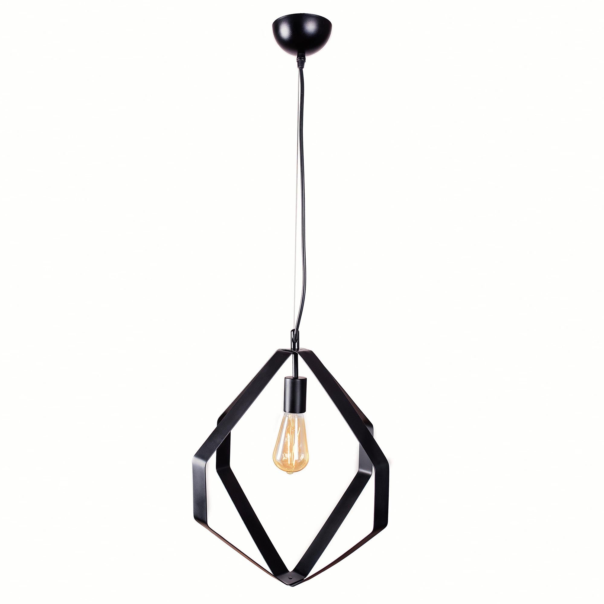 Подвесной светильник 40 х 43 см, металлический, черный