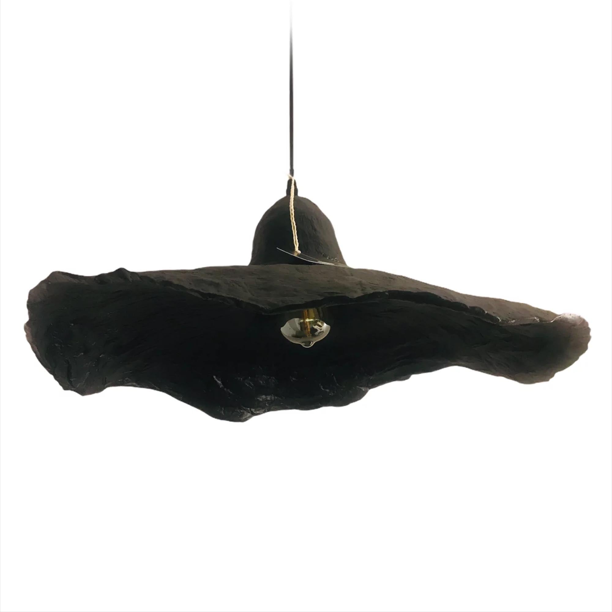 Підвісний світильник КАПЕЛЮХ з підсиленого пап'є-маше, 60 см