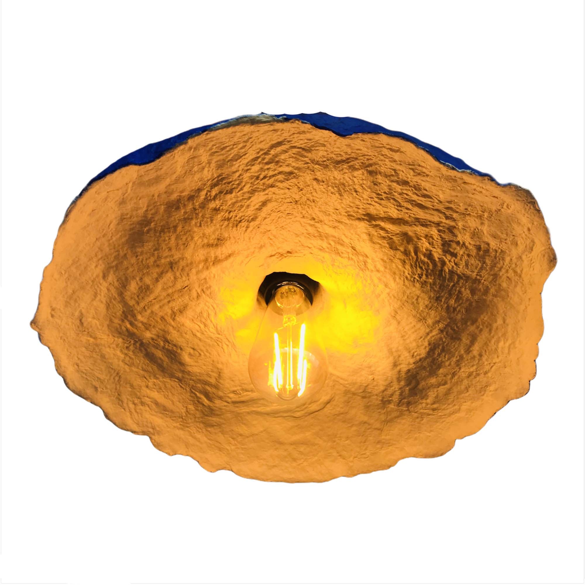 Підвісний світильник КАПЕЛЮХ з підсиленого пап'є-маше, 43 см