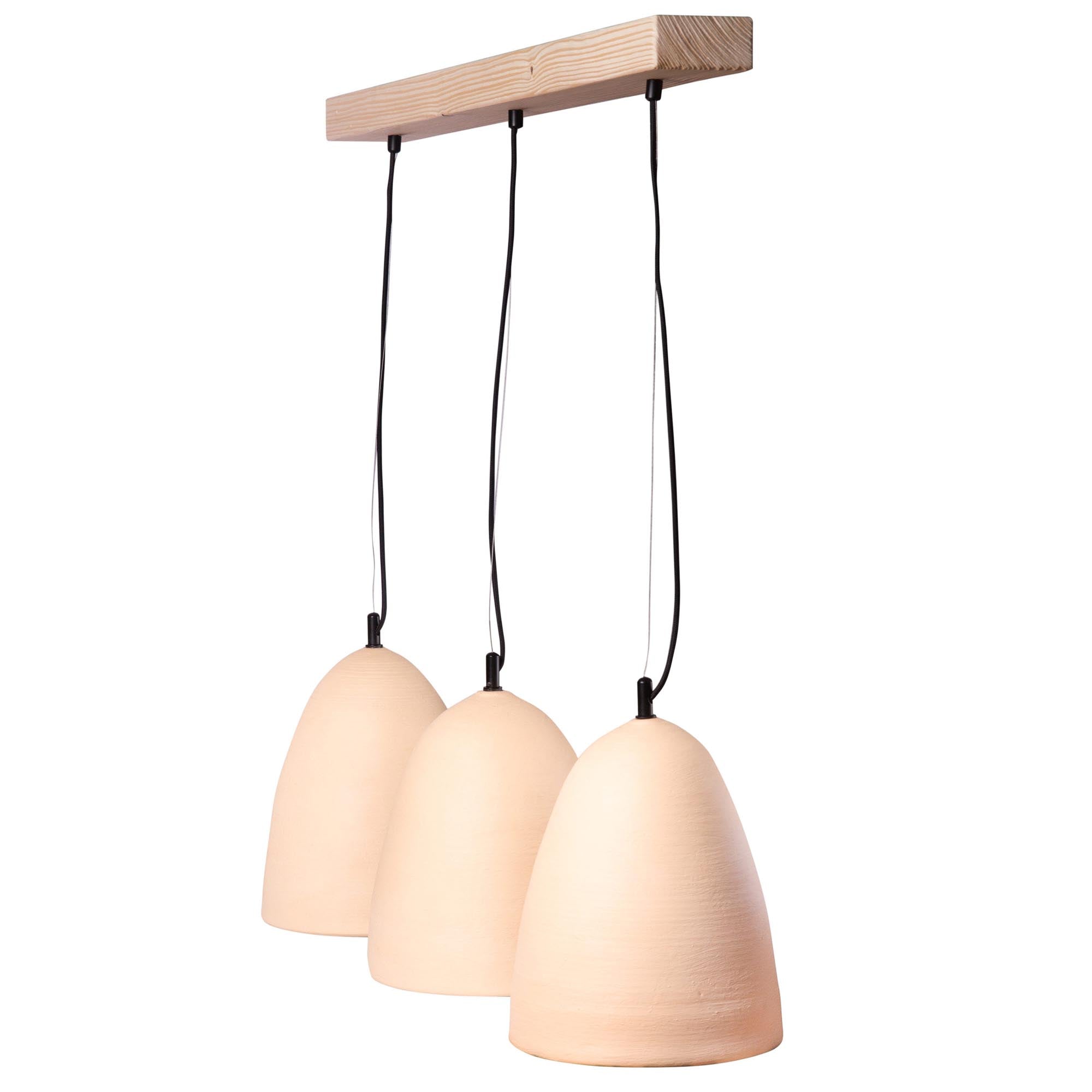 Подвесной светильник керамический, 3 лампы
